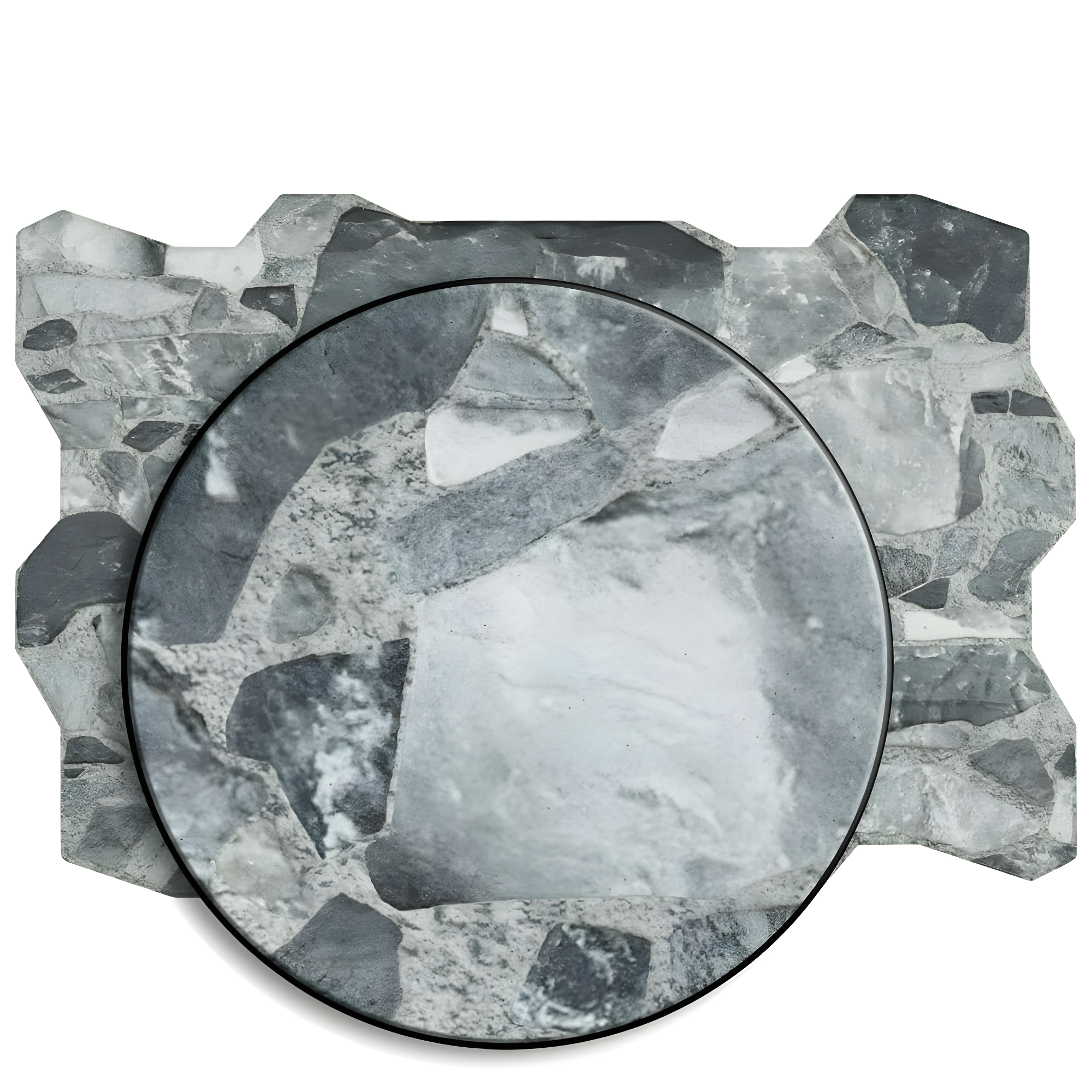 Rambla 15" x 23" Porcelain Stone Look Wall & Floor Tile