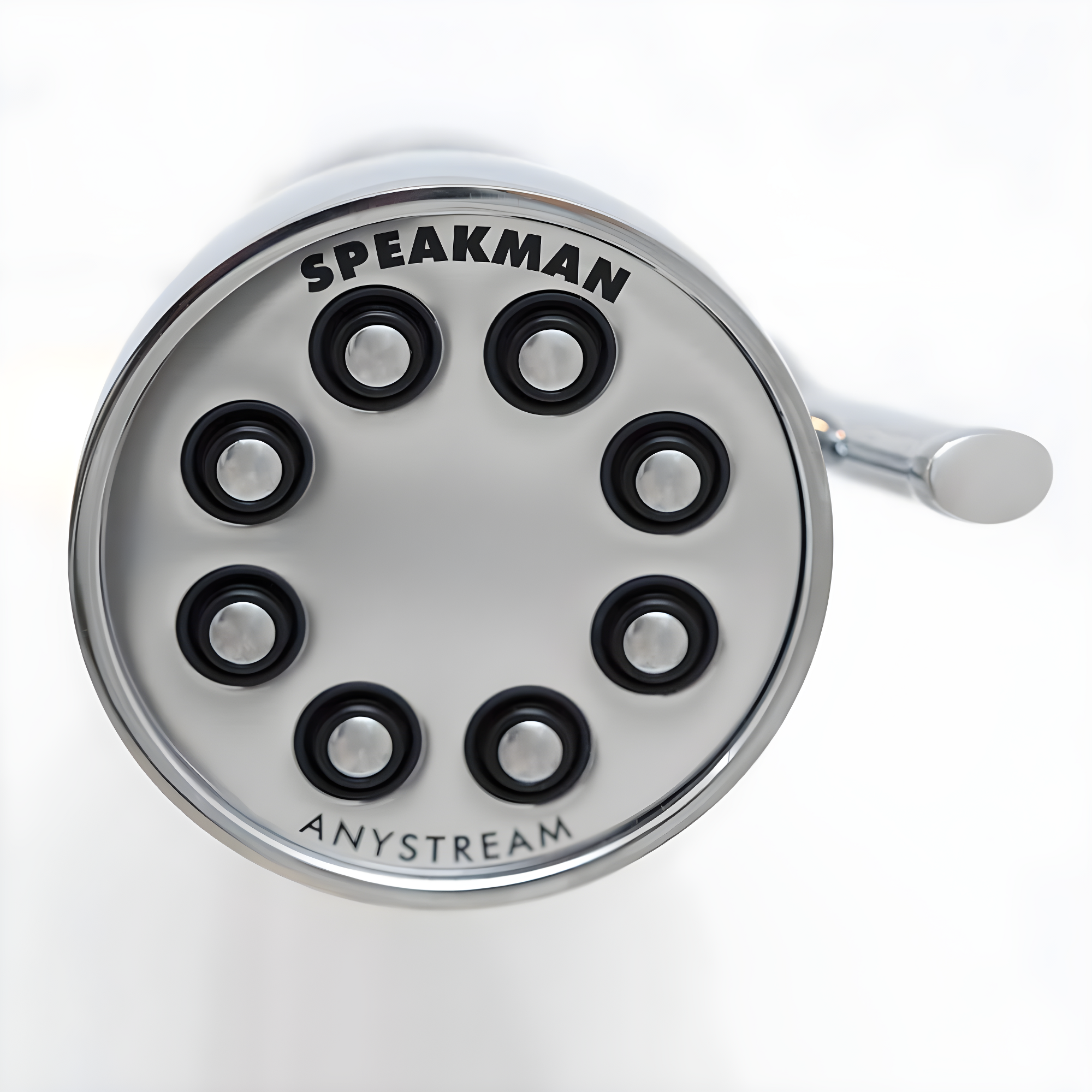 Speakman S-2251 Signature Icon Anystream Adjustable High Pressure Shower Head - 2.5 GPM Solid Brass Replacement Bathroom Showerhead, Polished Chrome