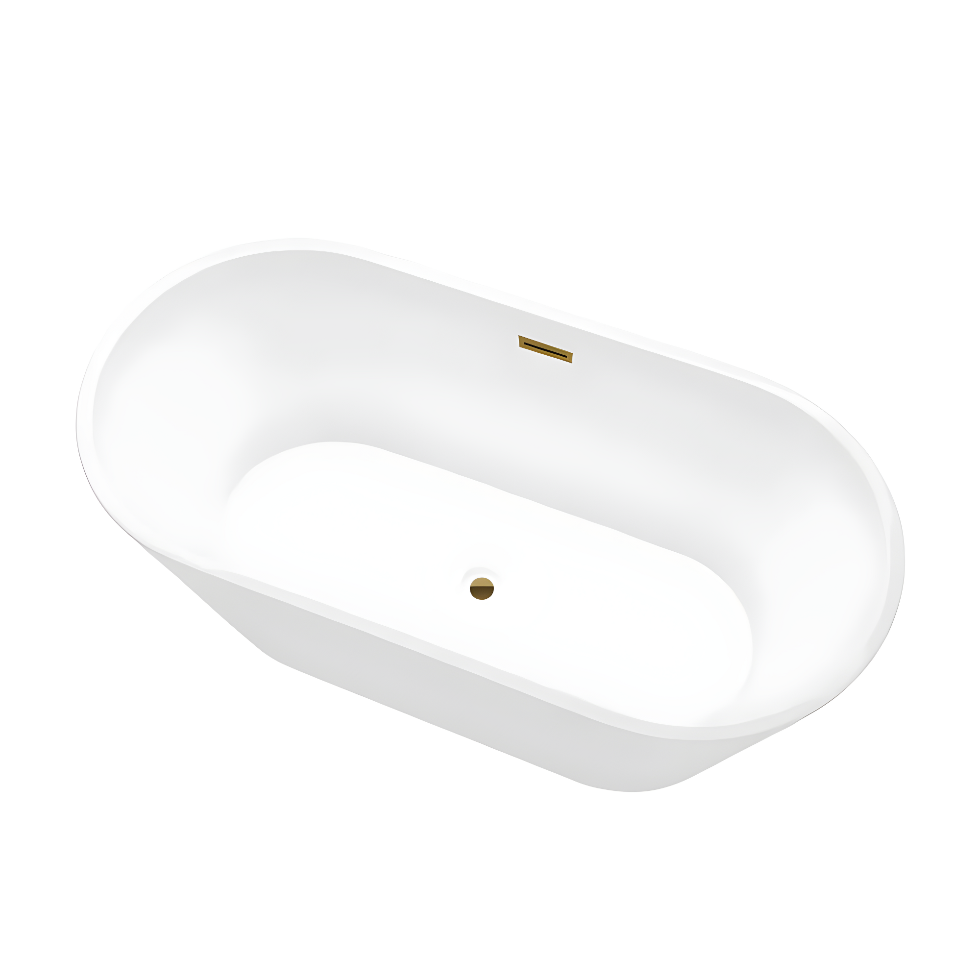 67'' x 32'' Freestanding Soaking Acrylic Bathtub