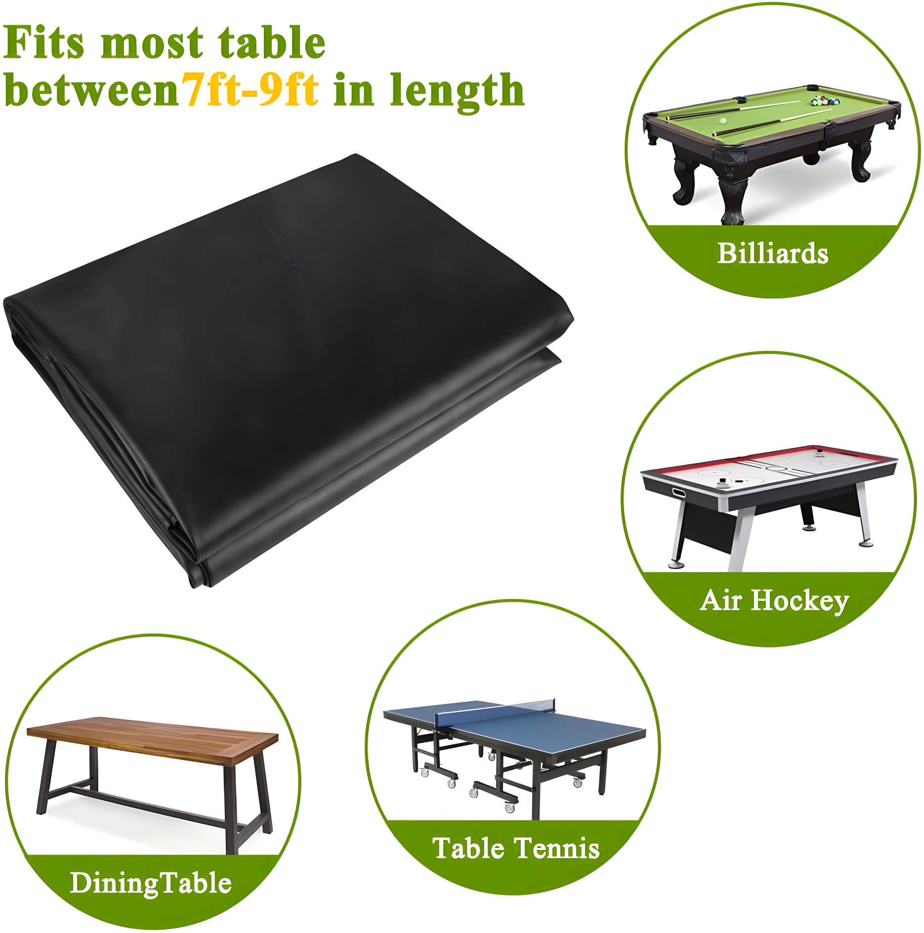 GSE Games & Sports Expert GSE Games & Sports Expert Leather / Faux Leather Pool Table Covers & Accessories