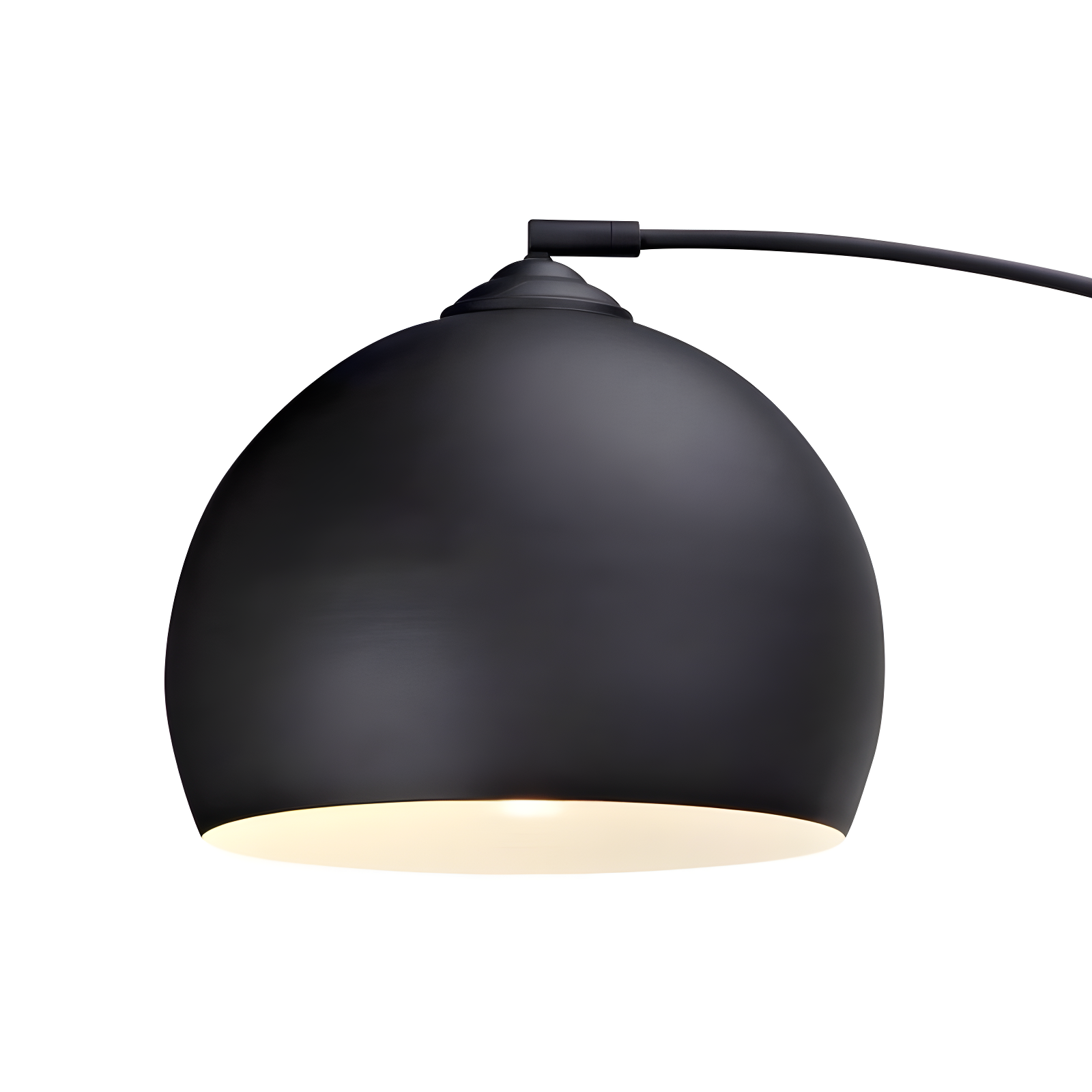 Wrought Studio™ Perlis 66.93" Arc Floor Lamp with Solid Marble Base