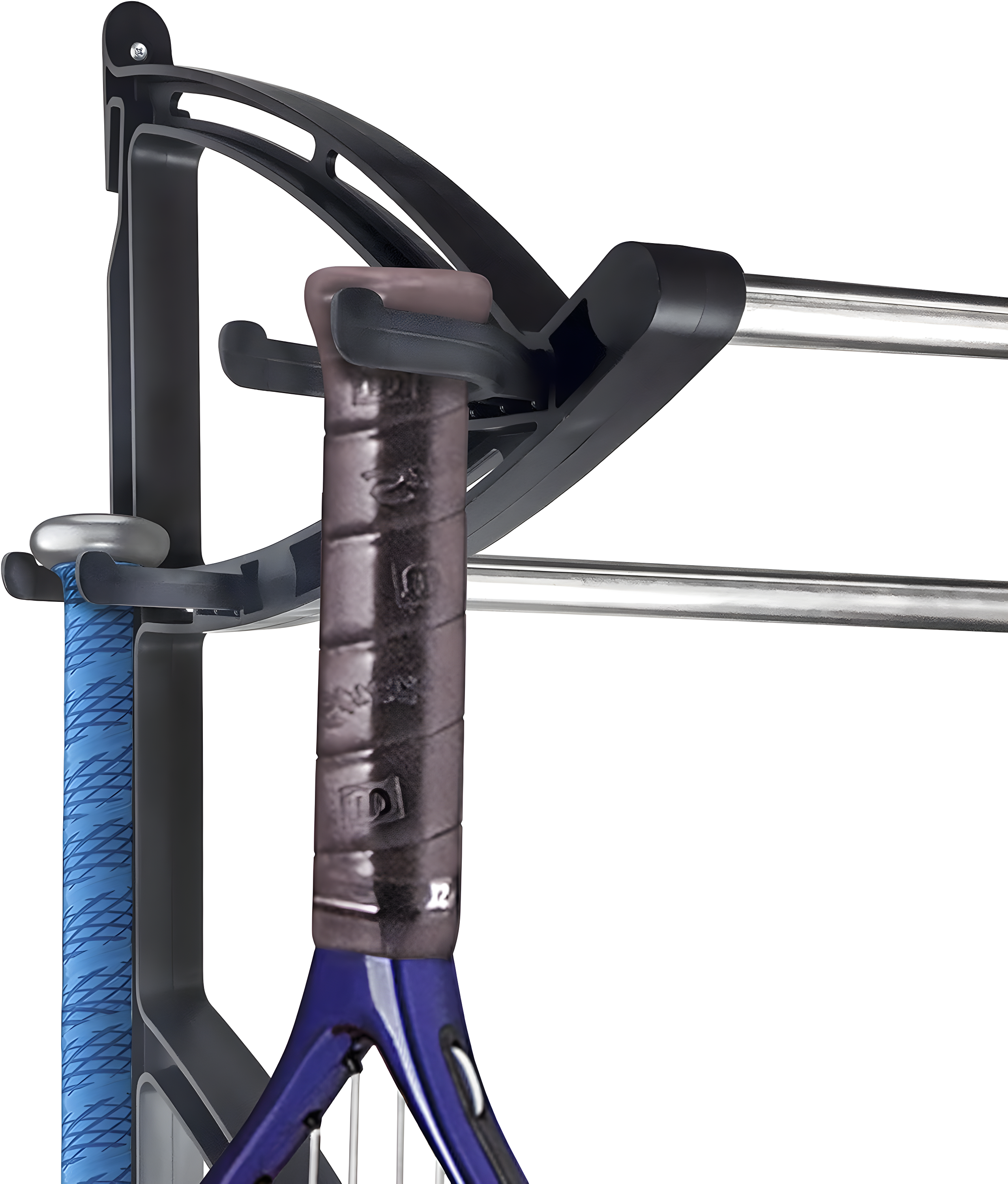 LYNK PROFESSIONAL 149100DS Lynk Garage Sports Equipment Organizer - Wall Mount Ball Rack - Sports Equipment Storage - Ball Storage for Garage - Garage Toy Storage - Easy to Install Sports Storage Organizer for Garage - Black