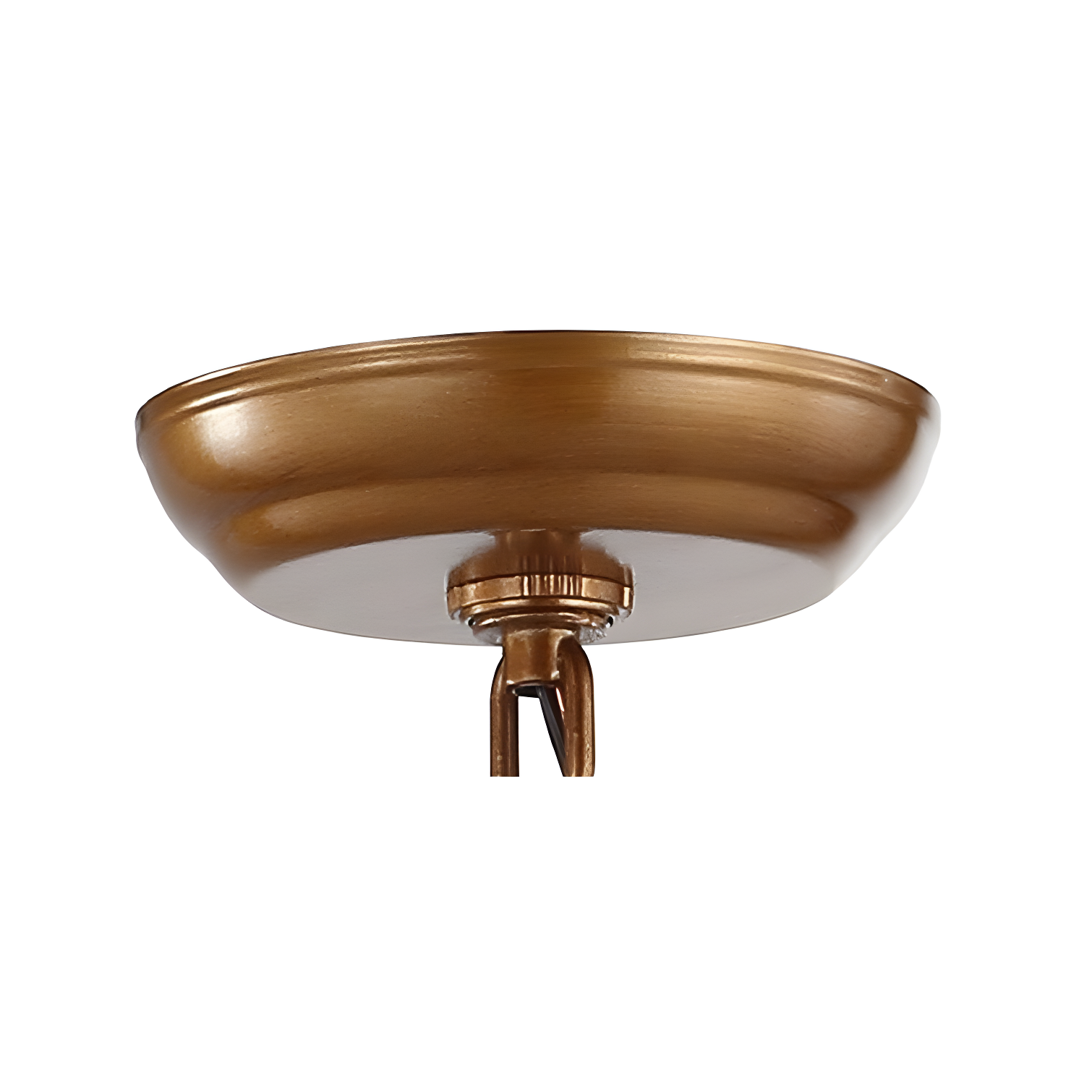 Pagoda 12" 4-Bulb Lantern Metal LED Pendant, Antique Gold