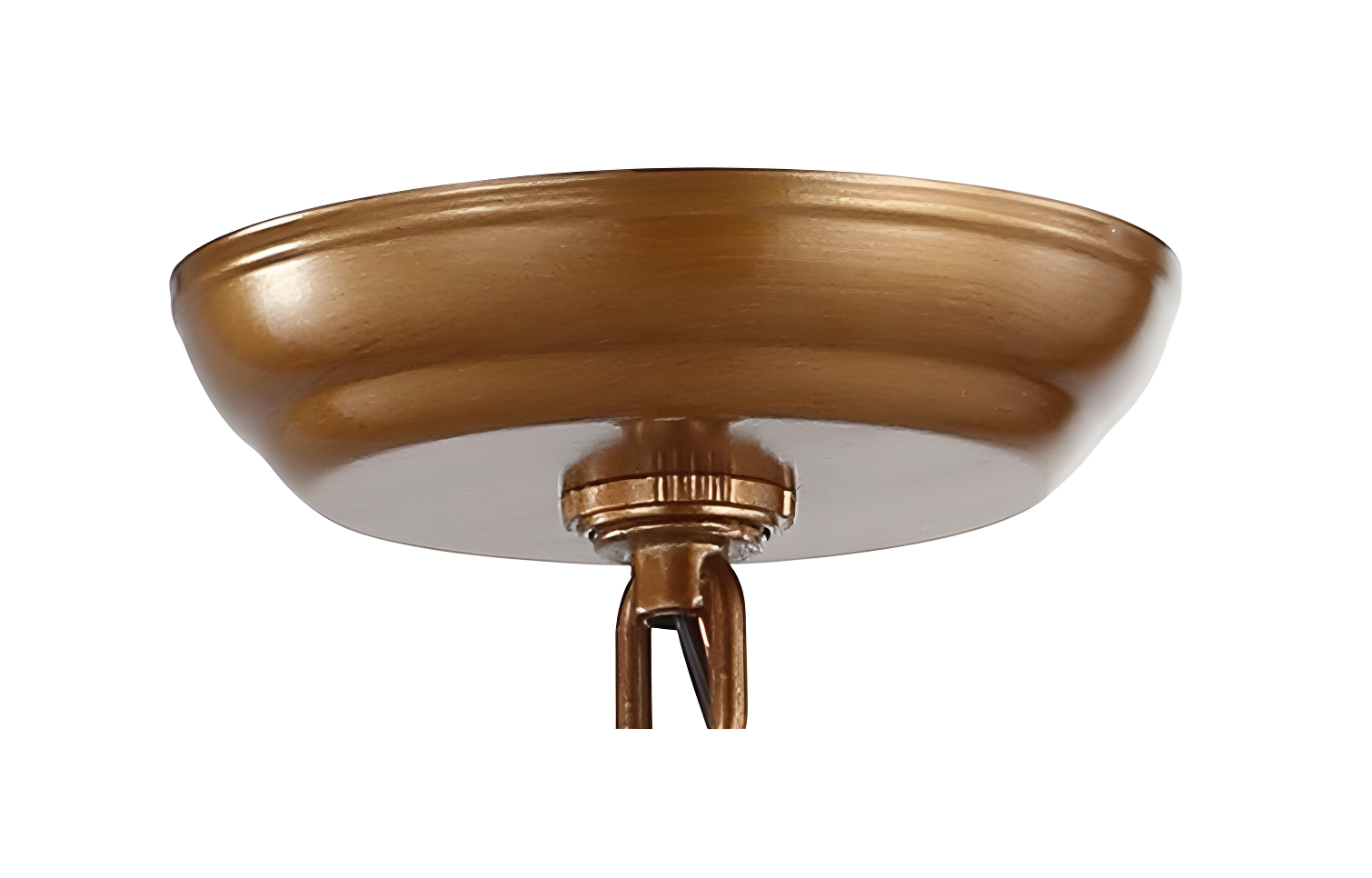 Pagoda 12" 4-Bulb Lantern Metal LED Pendant, Antique Gold