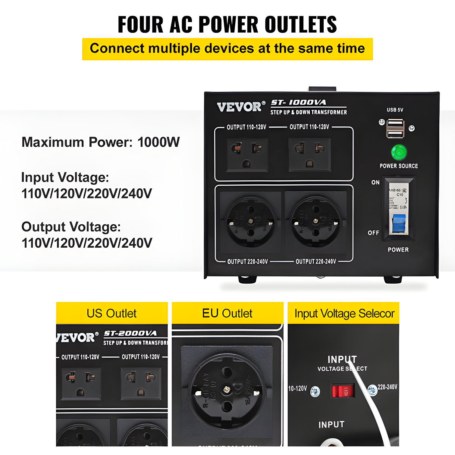 Voltage Converter Transformer, Heavy Duty Step Up/Down Transformer