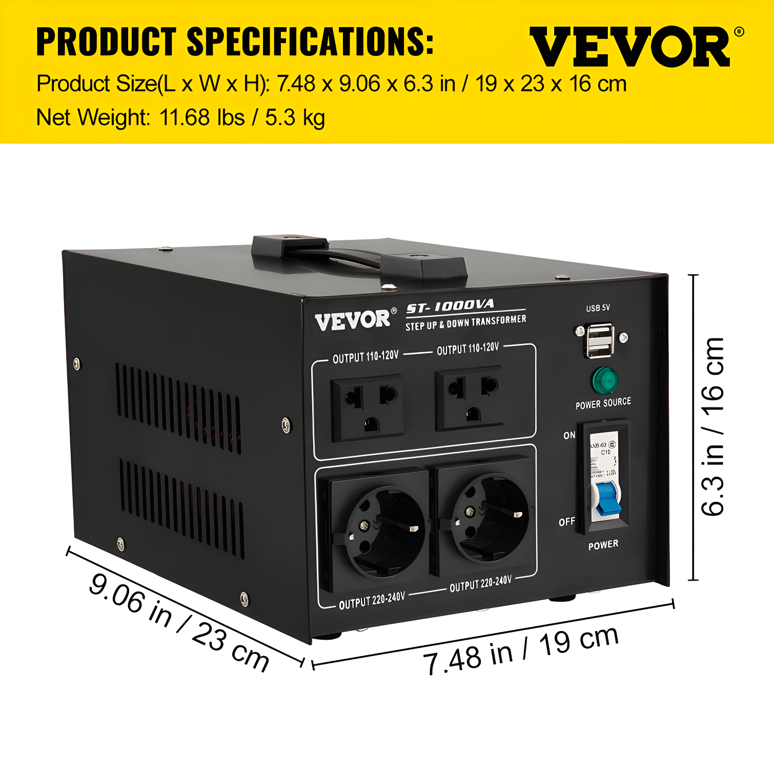 Voltage Converter Transformer, Heavy Duty Step Up/Down Transformer