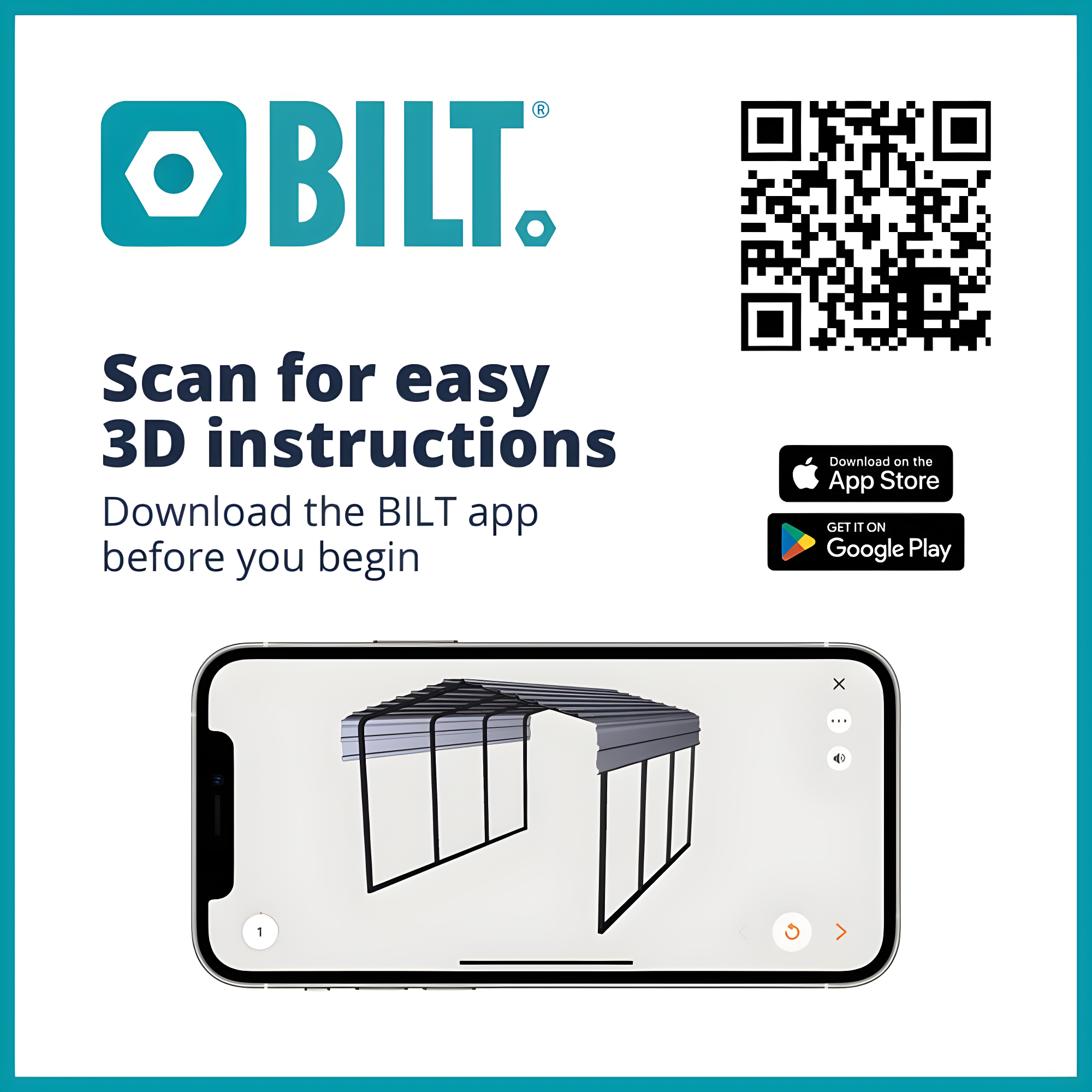 Arrow Steel Carport 10 x 15 x 7 ft. Galvanized Black/Eggshell