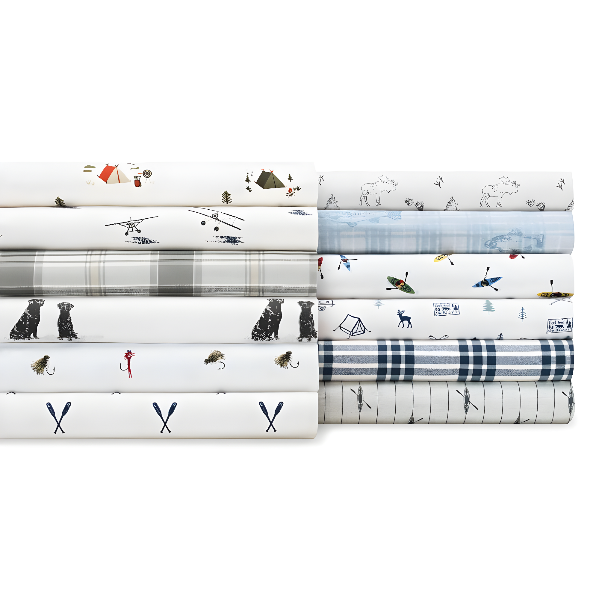 Eddie Bauer Printed Cotton Percale Sheet Sets