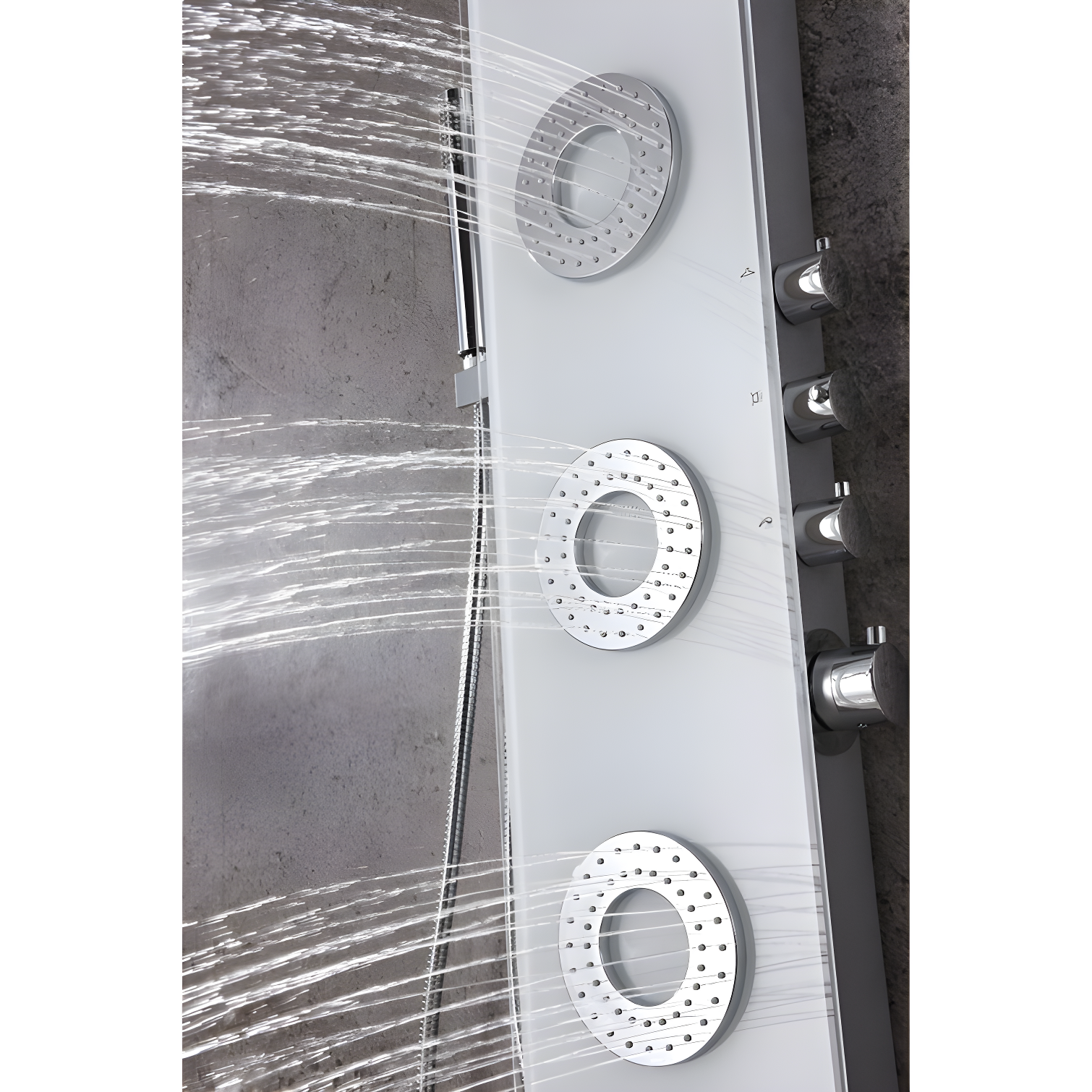 Lynn 58'' Shower Panel with Fixed Shower Head