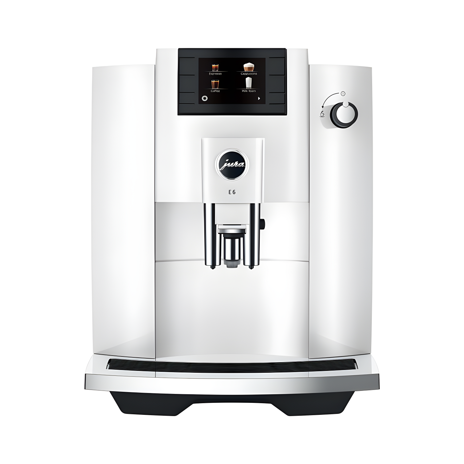 JURA ® E6 Piano White Espresso Machine