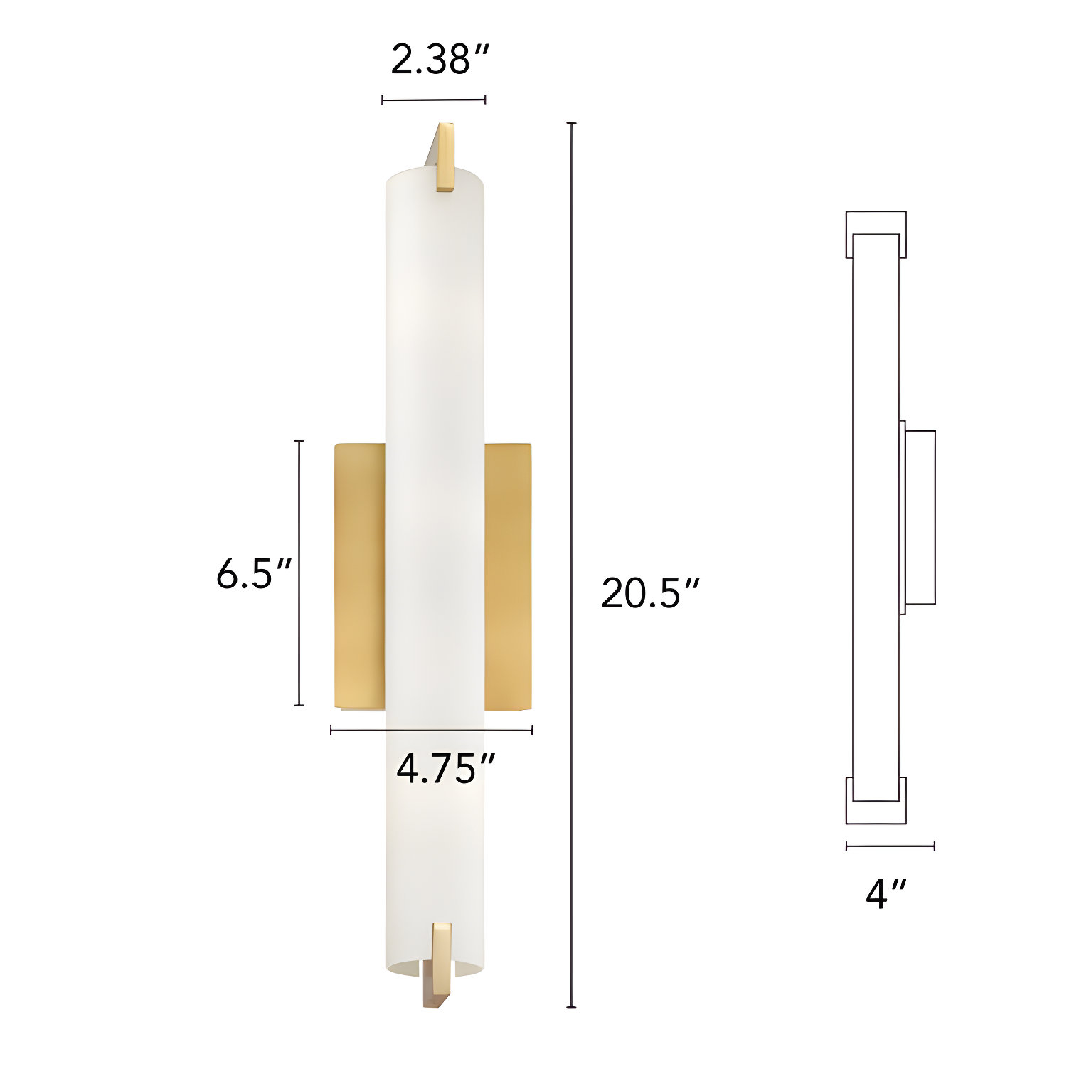 Tube Armed Sconce