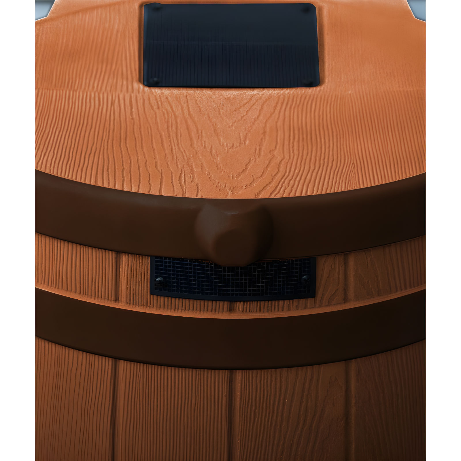 Good Ideas Rain Wizard Whiskey Style Rain Barrel with Overflow and Spigot