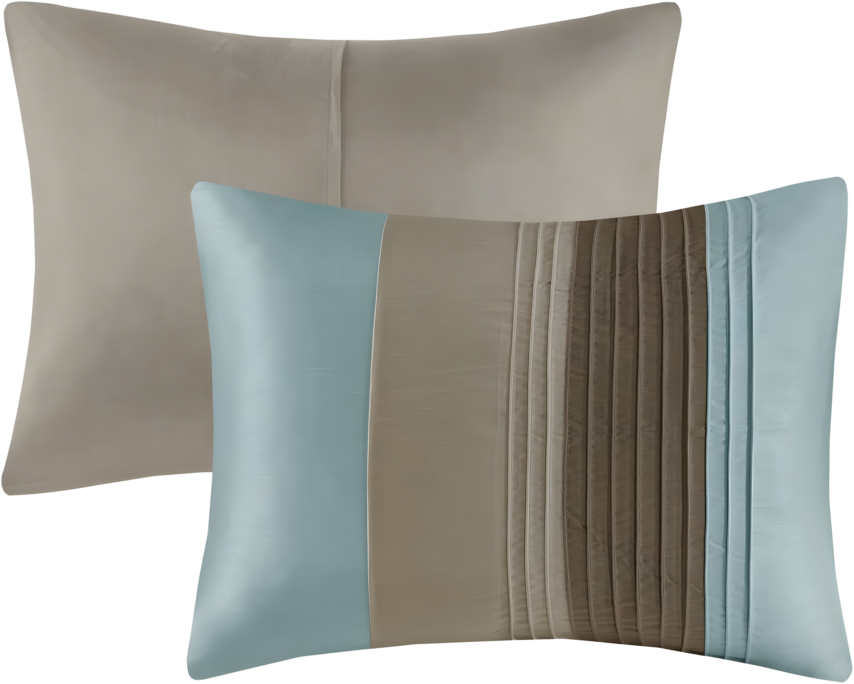 Madison Park Amherst 7 Piece Striped and Pleated Comforter Set