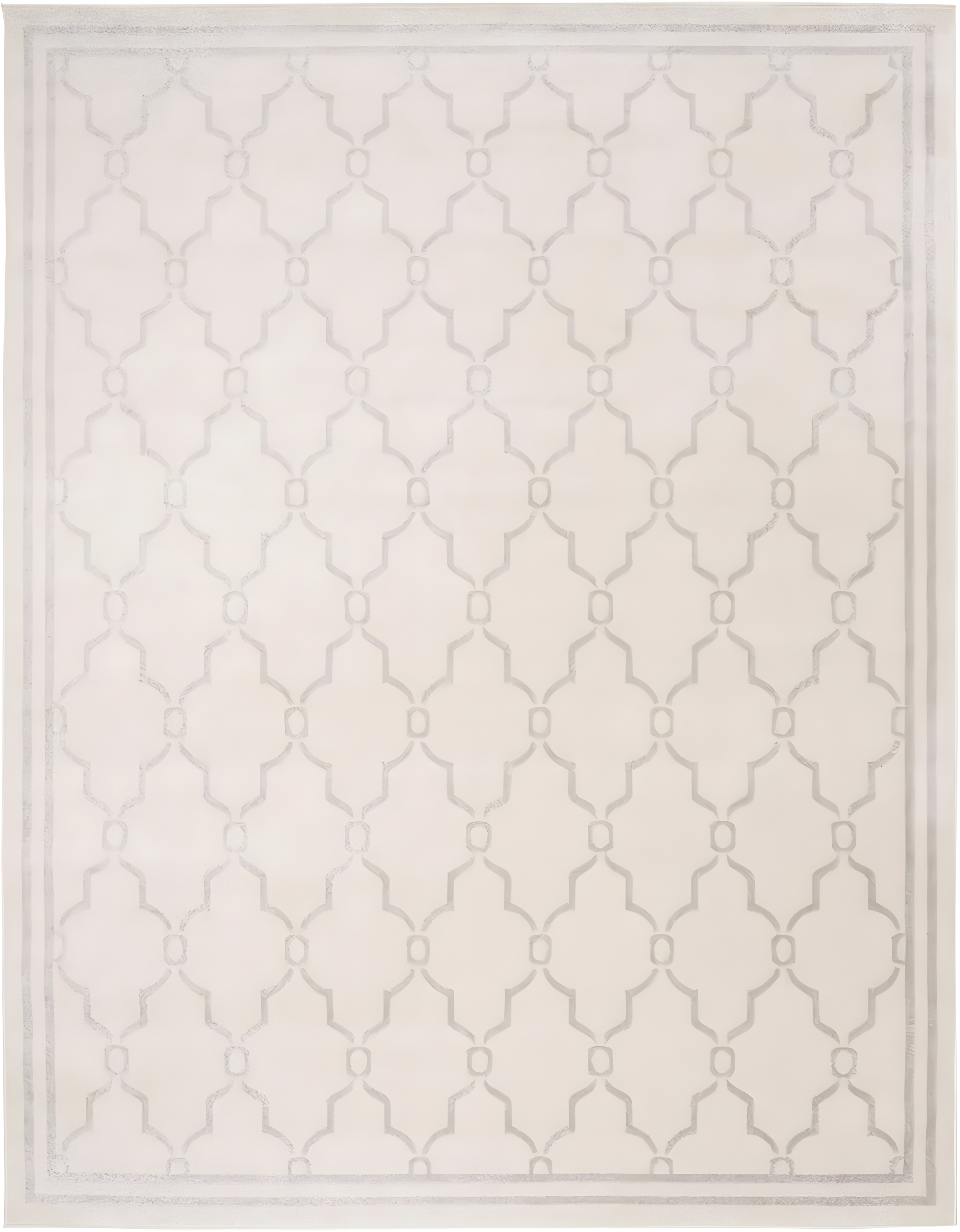 Amherst AMT414 Power Loomed Indoor Area Rug - Ivory/Light Grey - 8'x10' - Safavieh