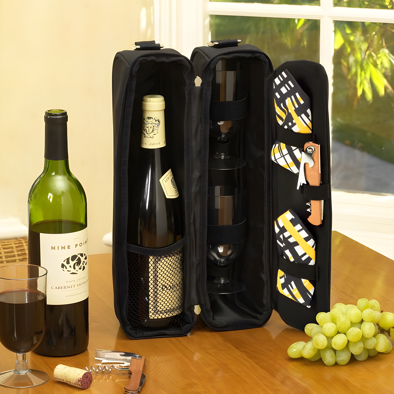 Picnic at Ascot Paris Sunset Wine Carrier