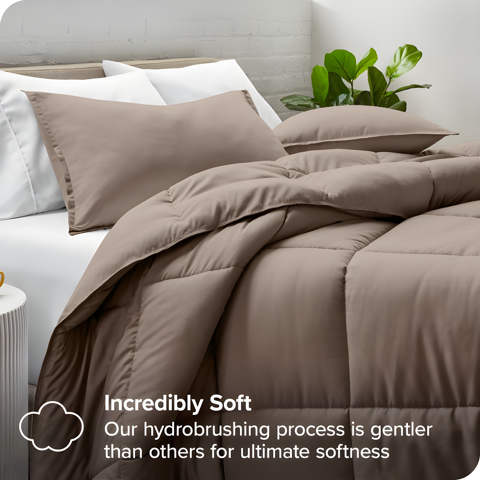 Bare Home Ultra-Soft All Season Comforter Set