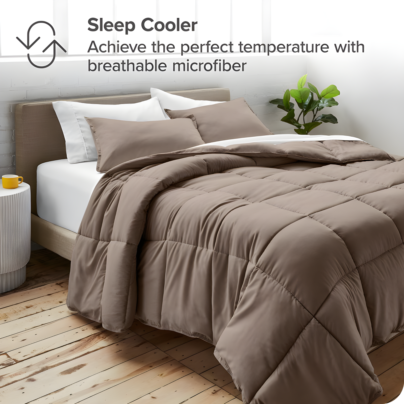 Bare Home Ultra-Soft All Season Comforter Set