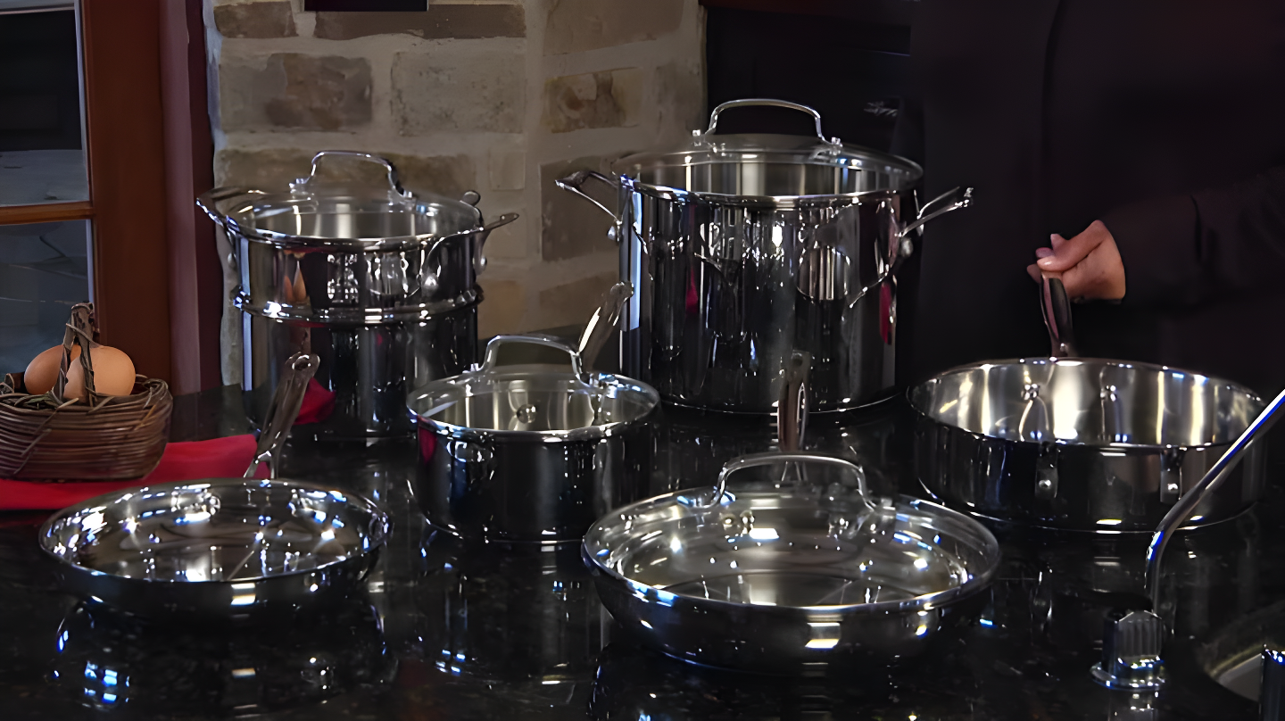 Cuisinart ® Chef's Classic™ 11-Piece Stainless Steel Cookware Set