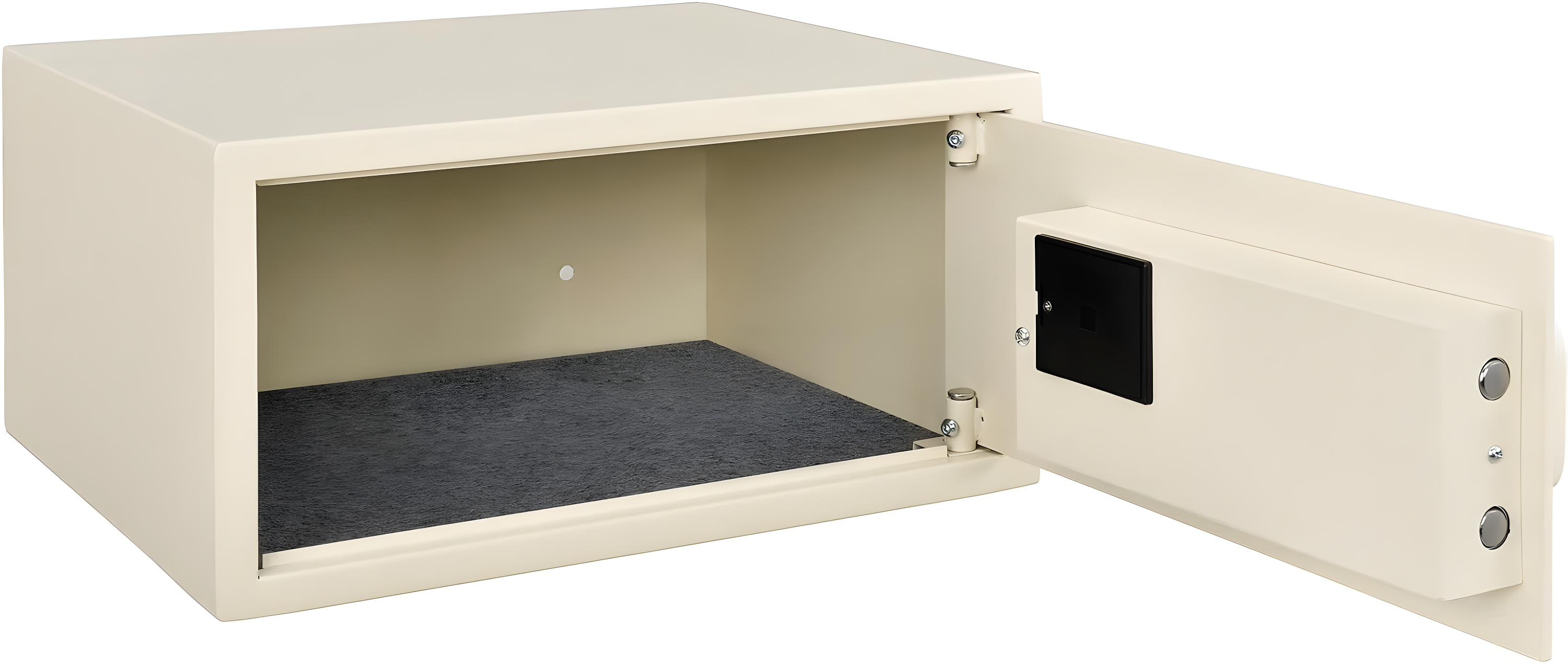 Global Industrial Personal Hotel Safe Electronic Lock with Card Slot Keyed Alike, White - 18 x 15 x 9 in.