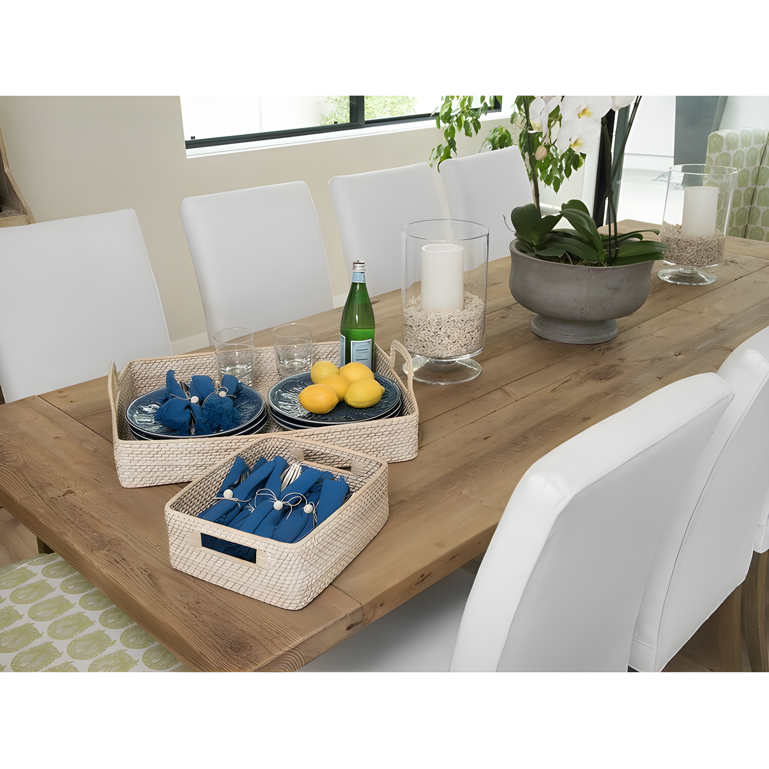 Rosecliff Heights Bavan Rattan Basket & Reviews | AllModern