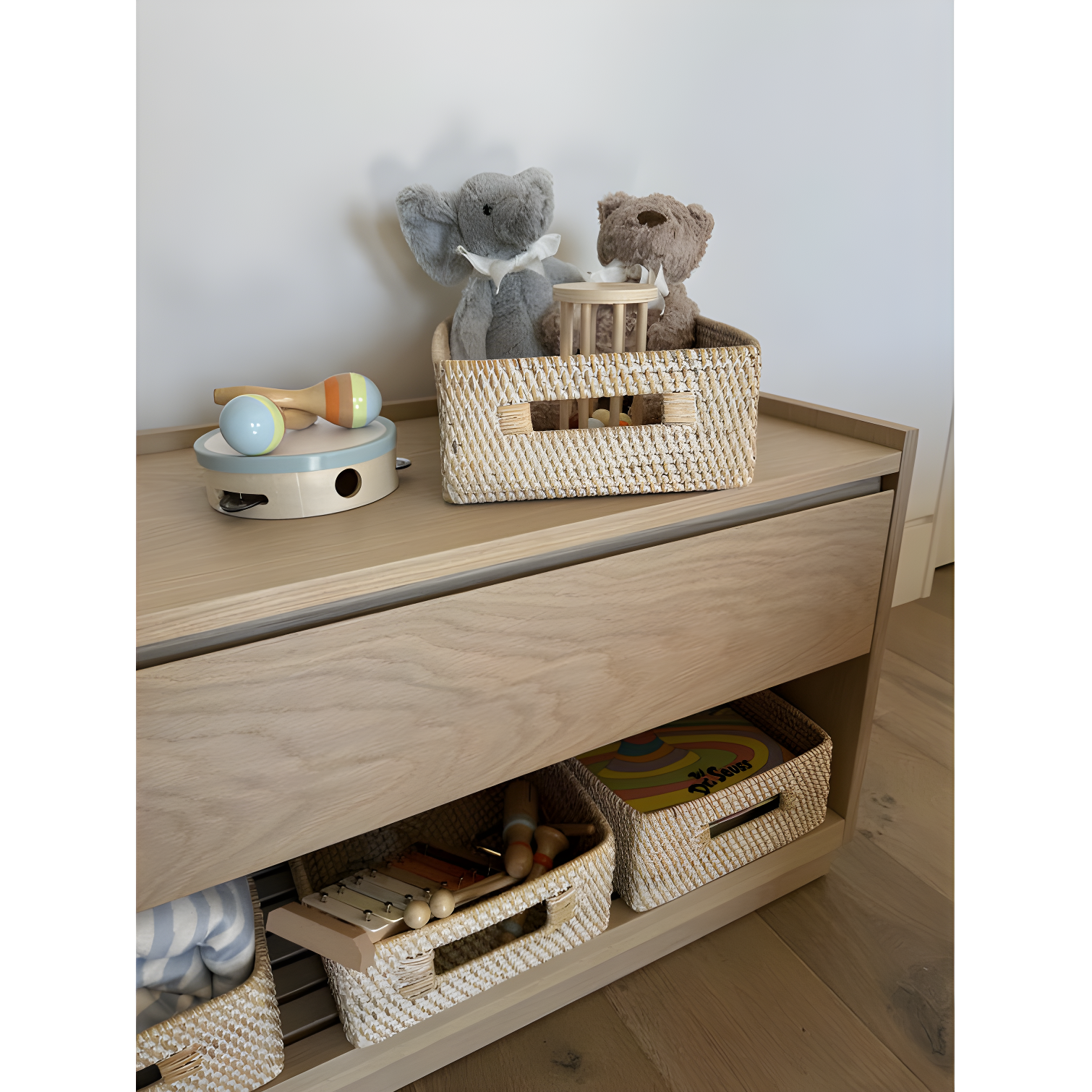 Rosecliff Heights Bavan Rattan Basket & Reviews | AllModern
