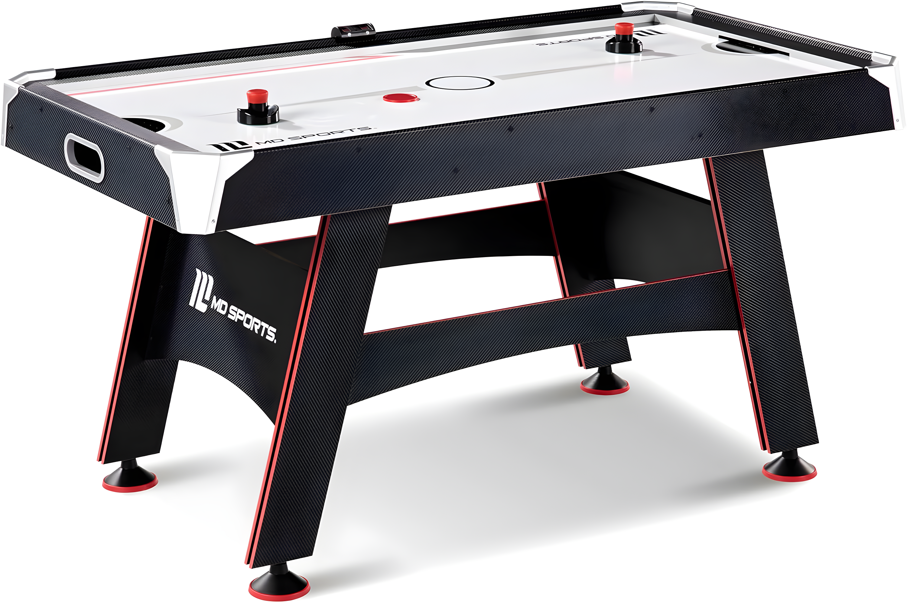 MD Sports 60" 2 -Player Air Hockey Table with Digital Scoreboard and Lights