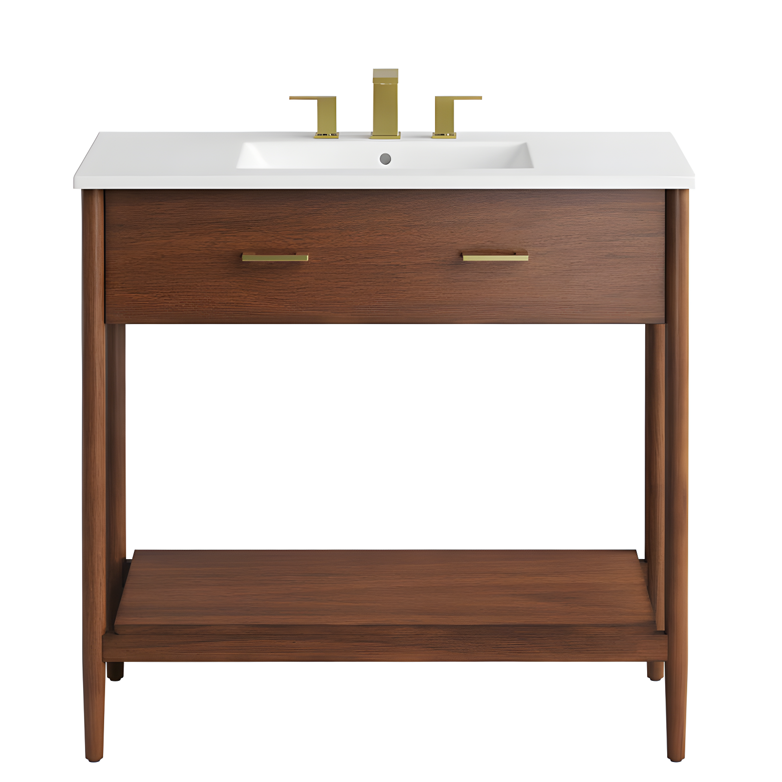 Modway Modway Zaire 36'' Single Bathroom Vanity with Ceramic Top