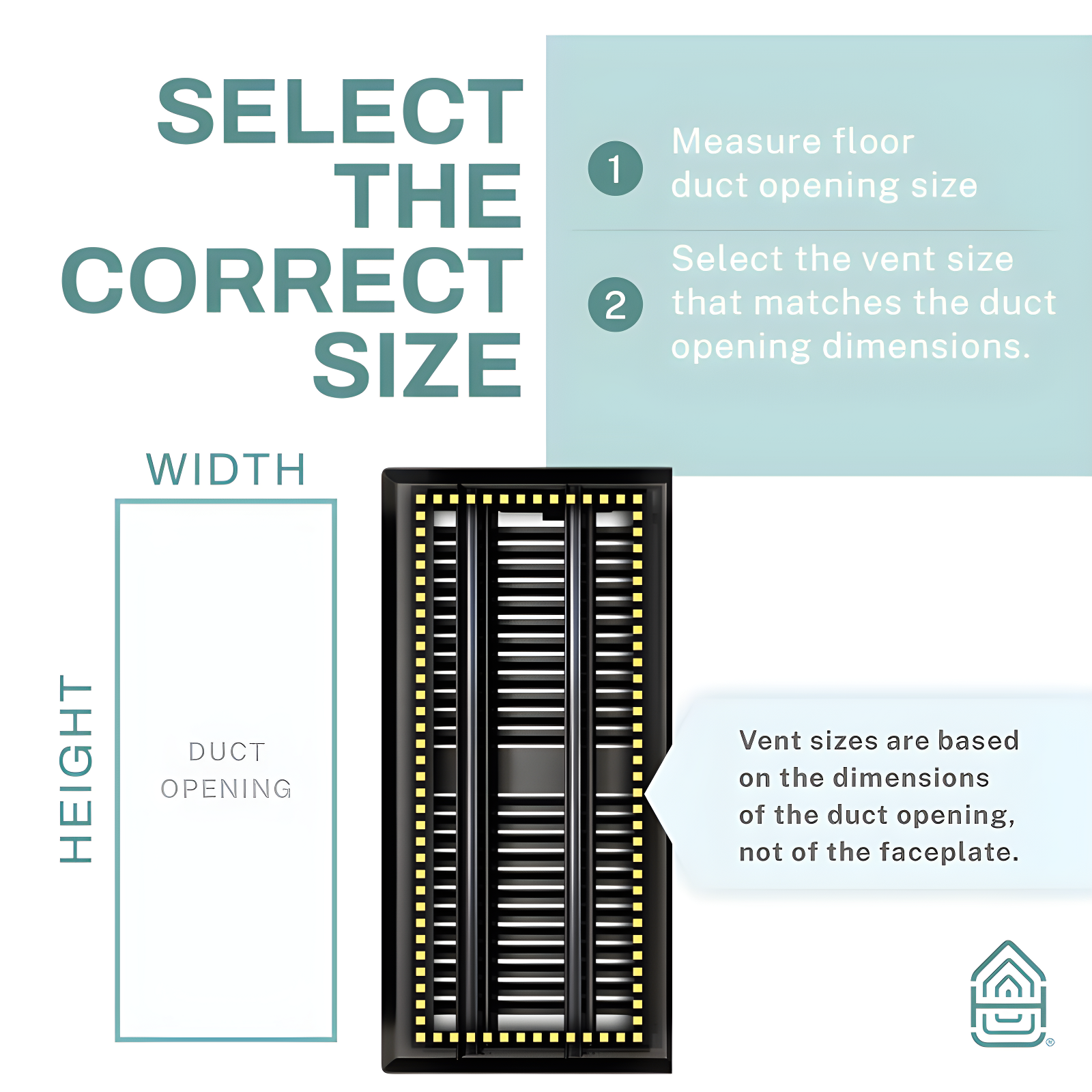 Home Intuition Contemporary Floor Vent Cover Register With Mesh Net