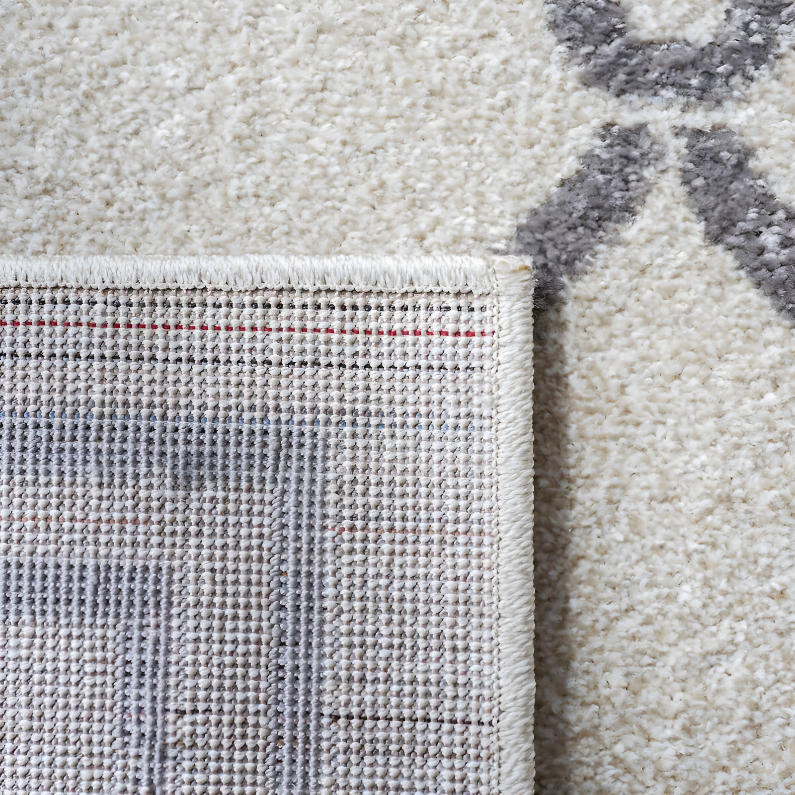 Amherst AMT414 Power Loomed Indoor Area Rug - Ivory/Grey - 8'x10' - Safavieh