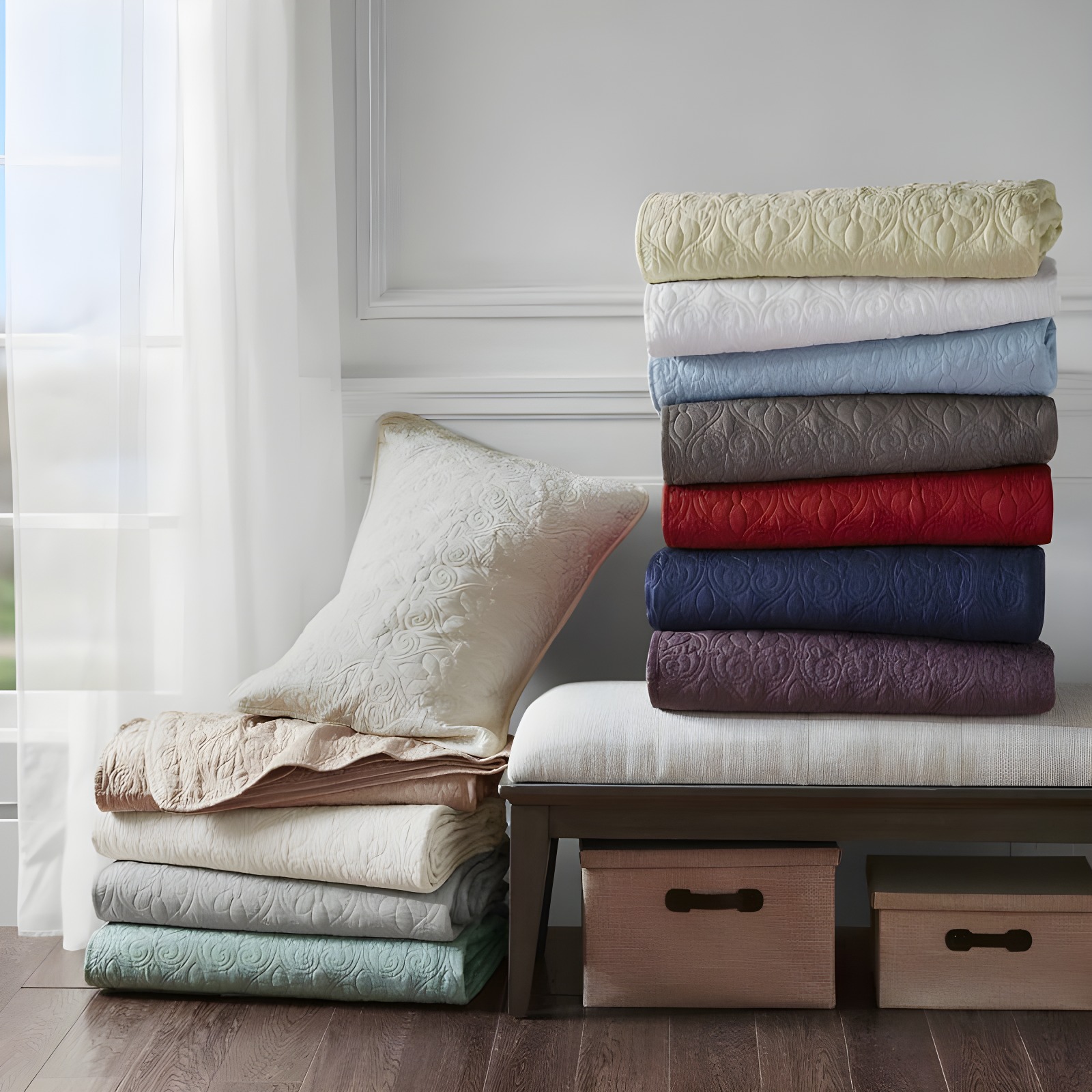 Quebec Reversible Bedspread Set
