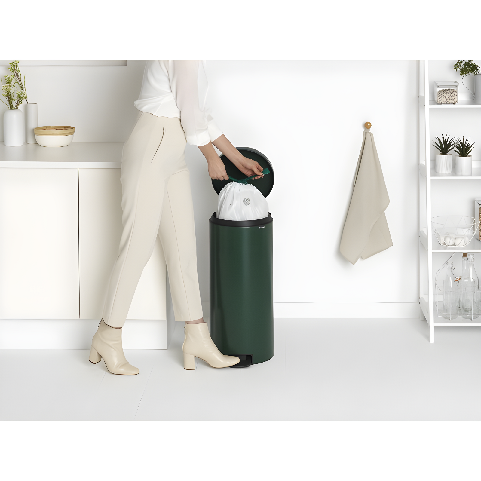 Brabantia NewIcon Step On Trash Can, 8 Gallon (30 Liter)