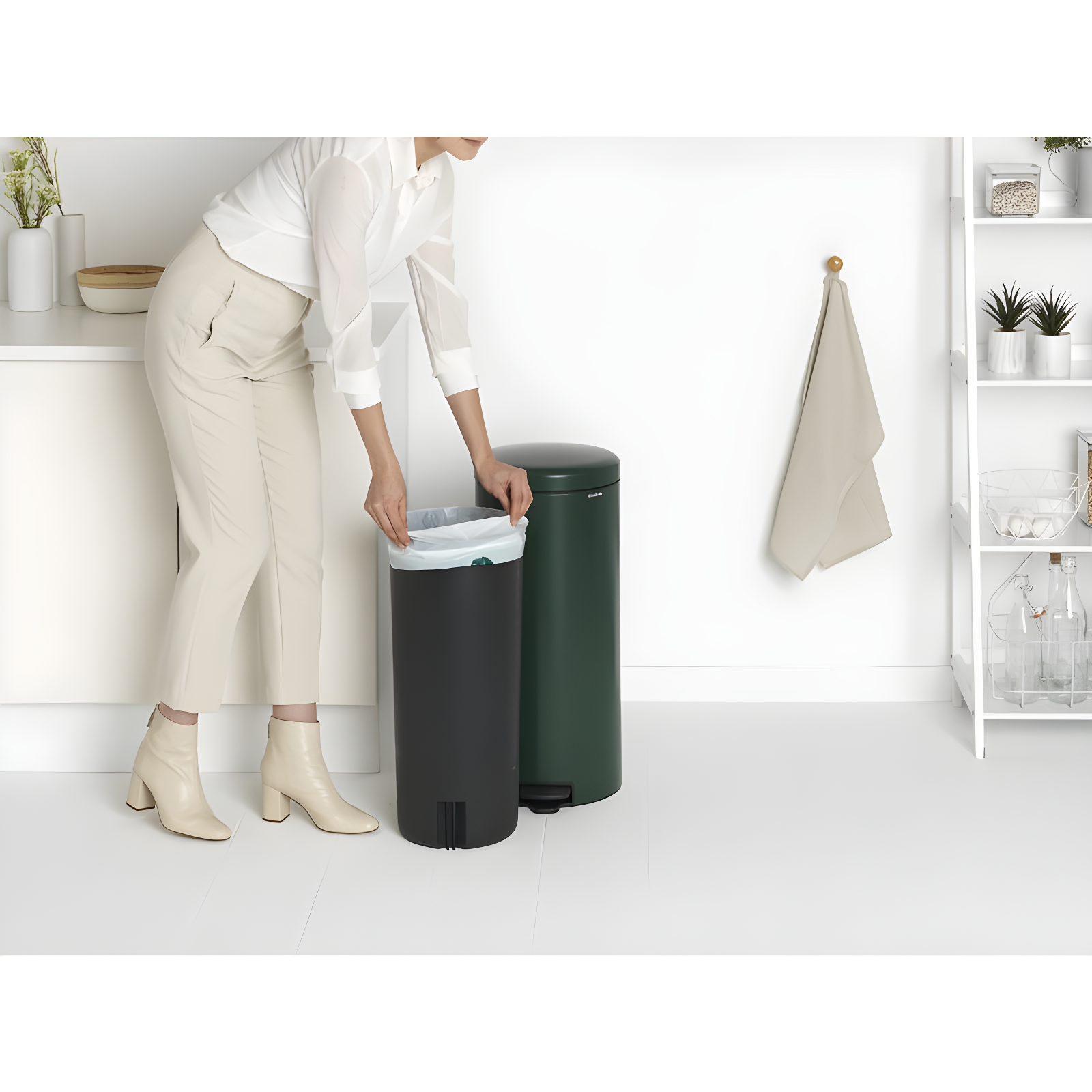 Brabantia NewIcon Step On Trash Can, 8 Gallon (30 Liter)