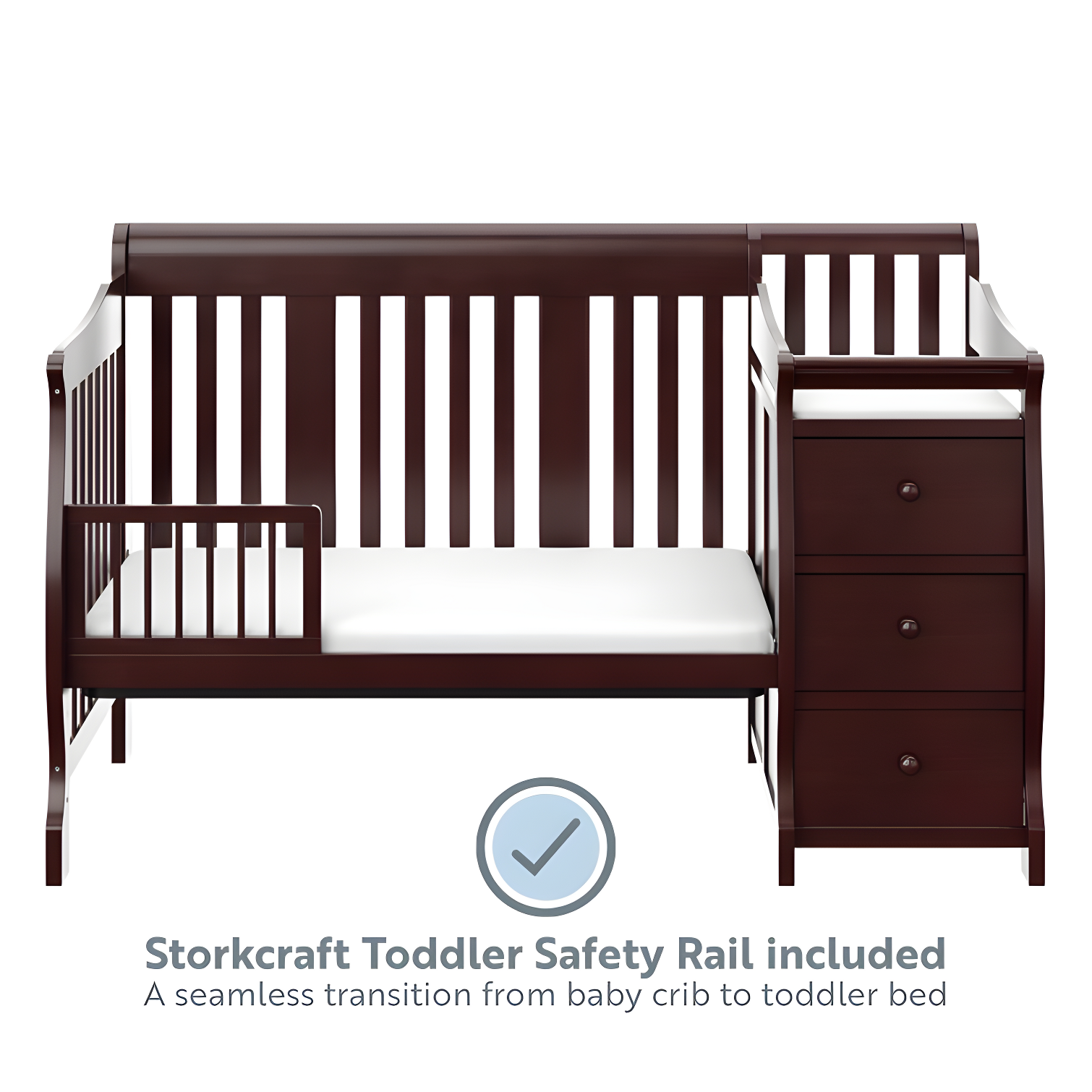 Portofino 5-in-1 Convertible Crib and Changer