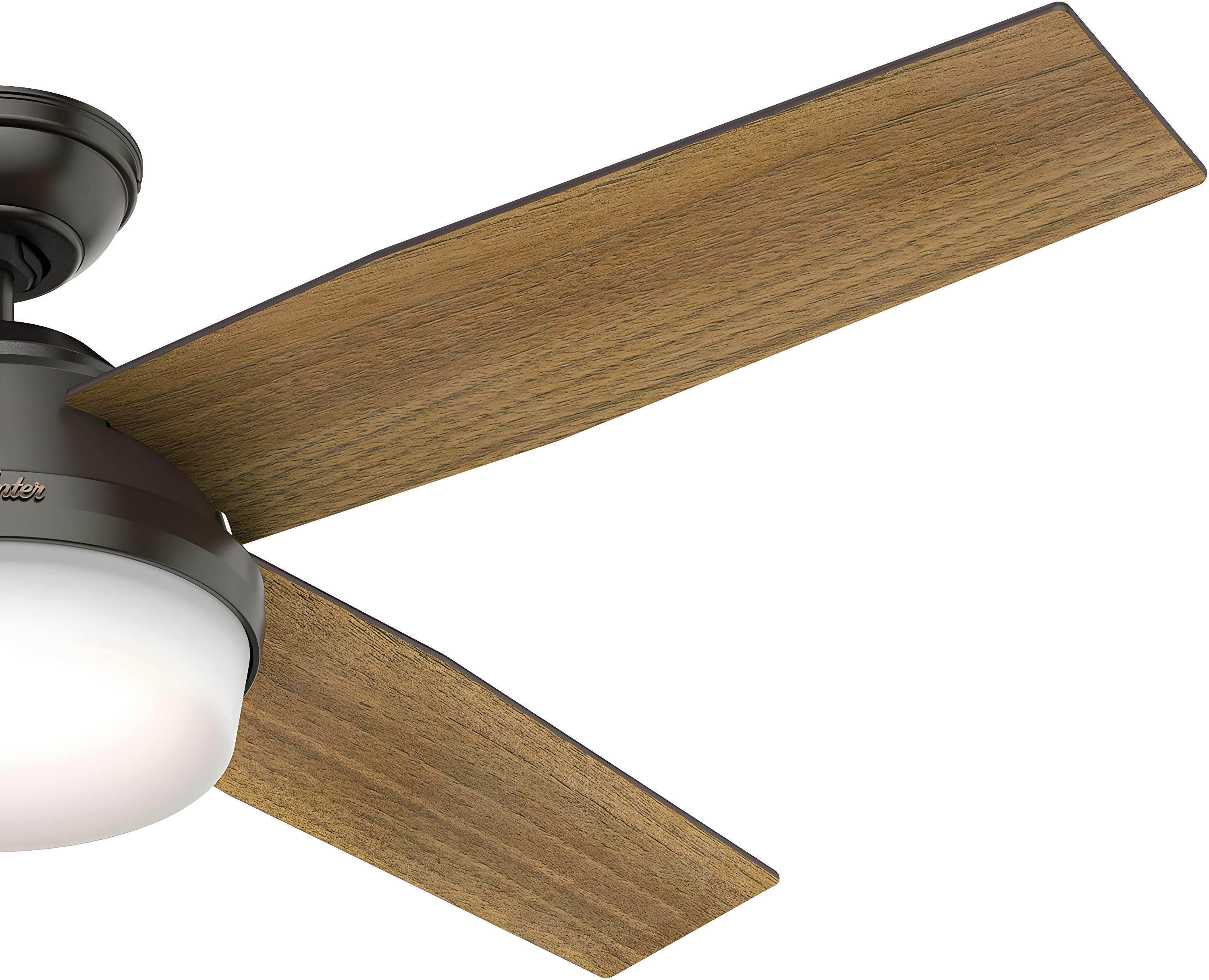 Dempsey 52" 4 - Blade Contemporary Indoor Ceiling Fan with Lights and Remote