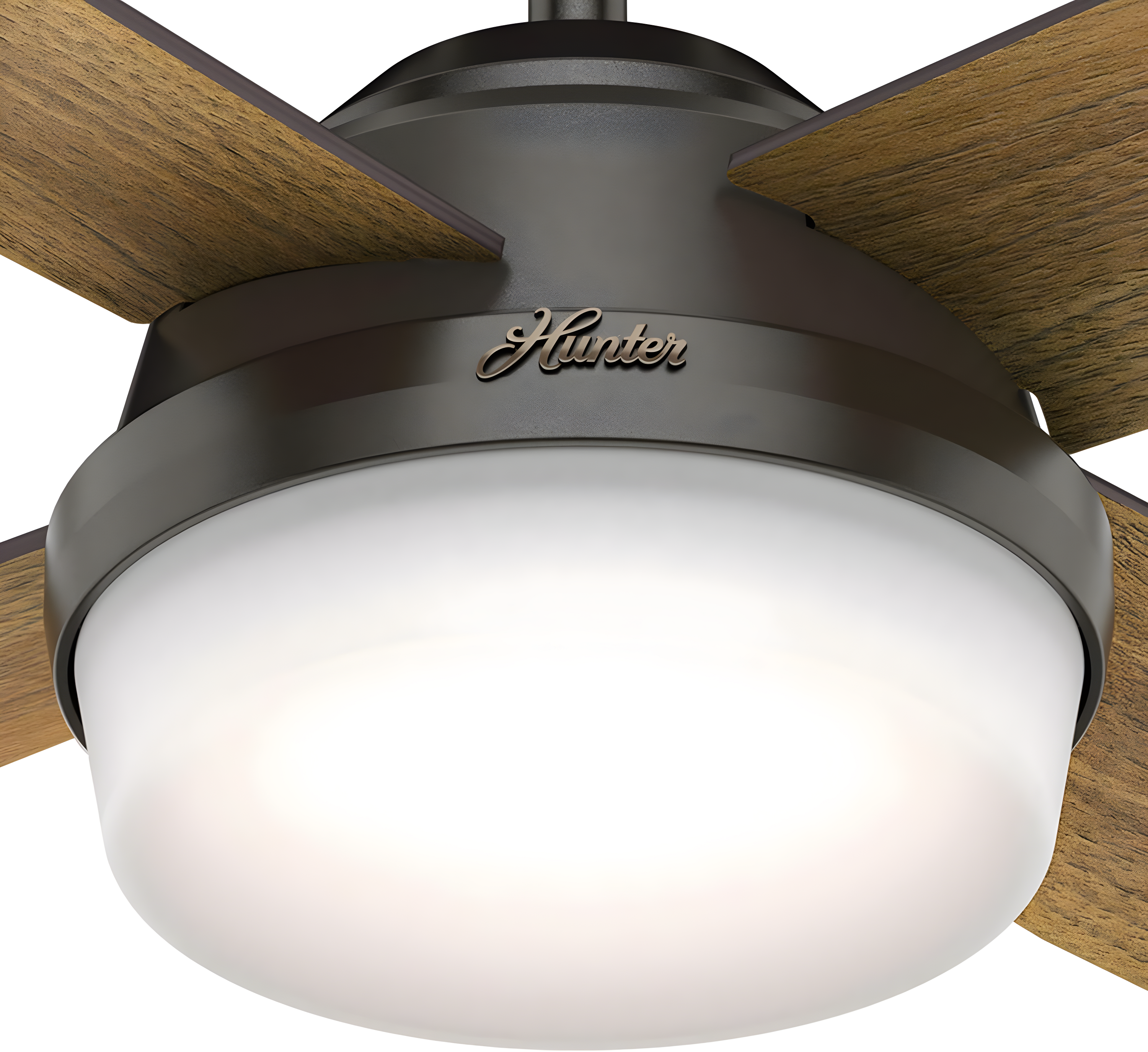 Dempsey 52" 4 - Blade Contemporary Indoor Ceiling Fan with Lights and Remote