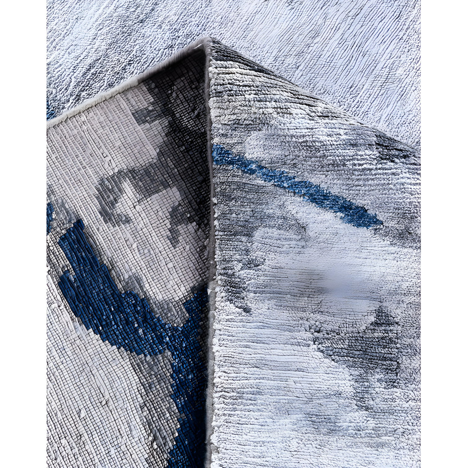Solo Rugs Modern One-of-a-Kind Hand-Knotted Area Rug - Gray, 9' 1" x 12' 1" | Wayfair