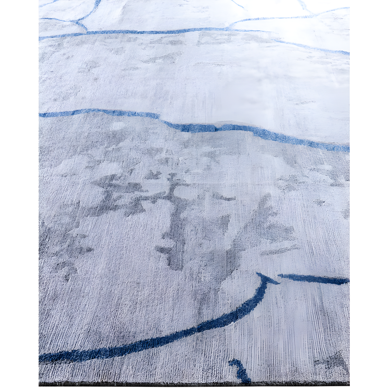 Solo Rugs Modern One-of-a-Kind Hand-Knotted Area Rug - Gray, 9' 1" x 12' 1" | Wayfair