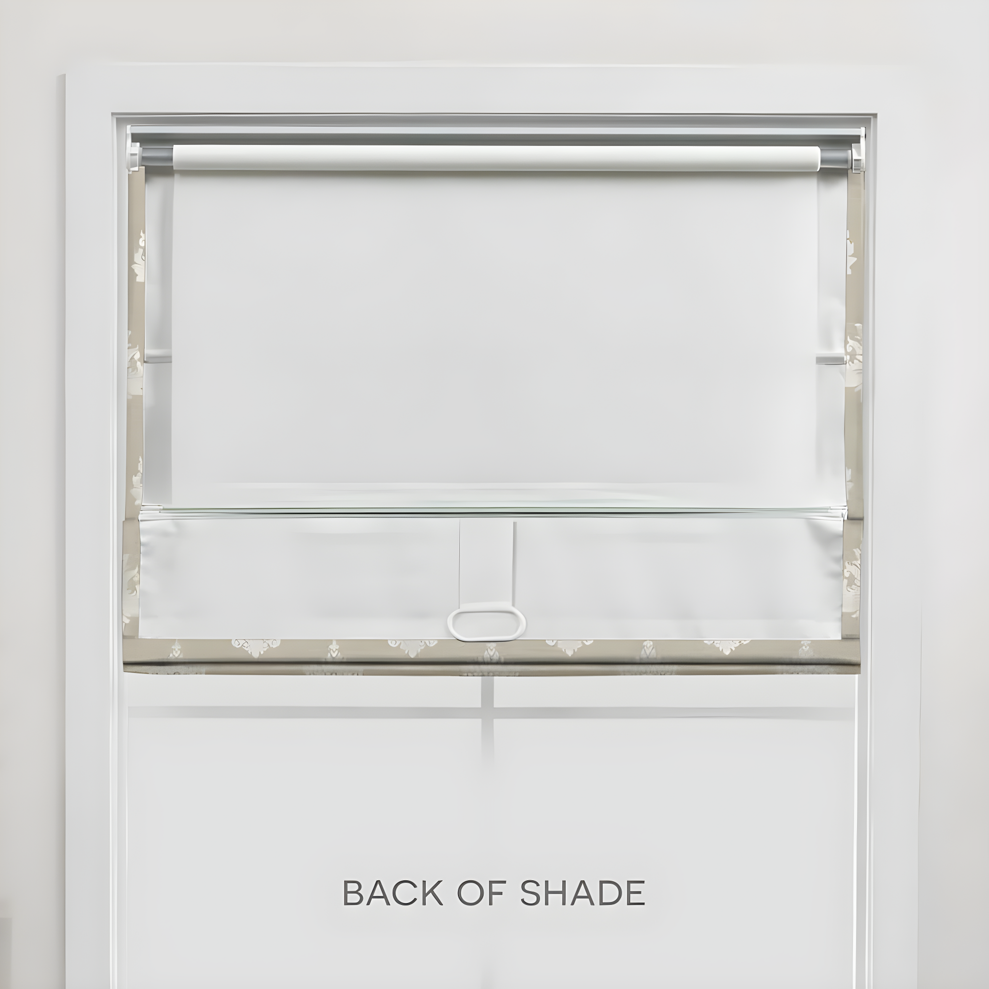 Amalgamated Textiles Exclusive Home Marseilles Damask 100% Blackout Roman Shade