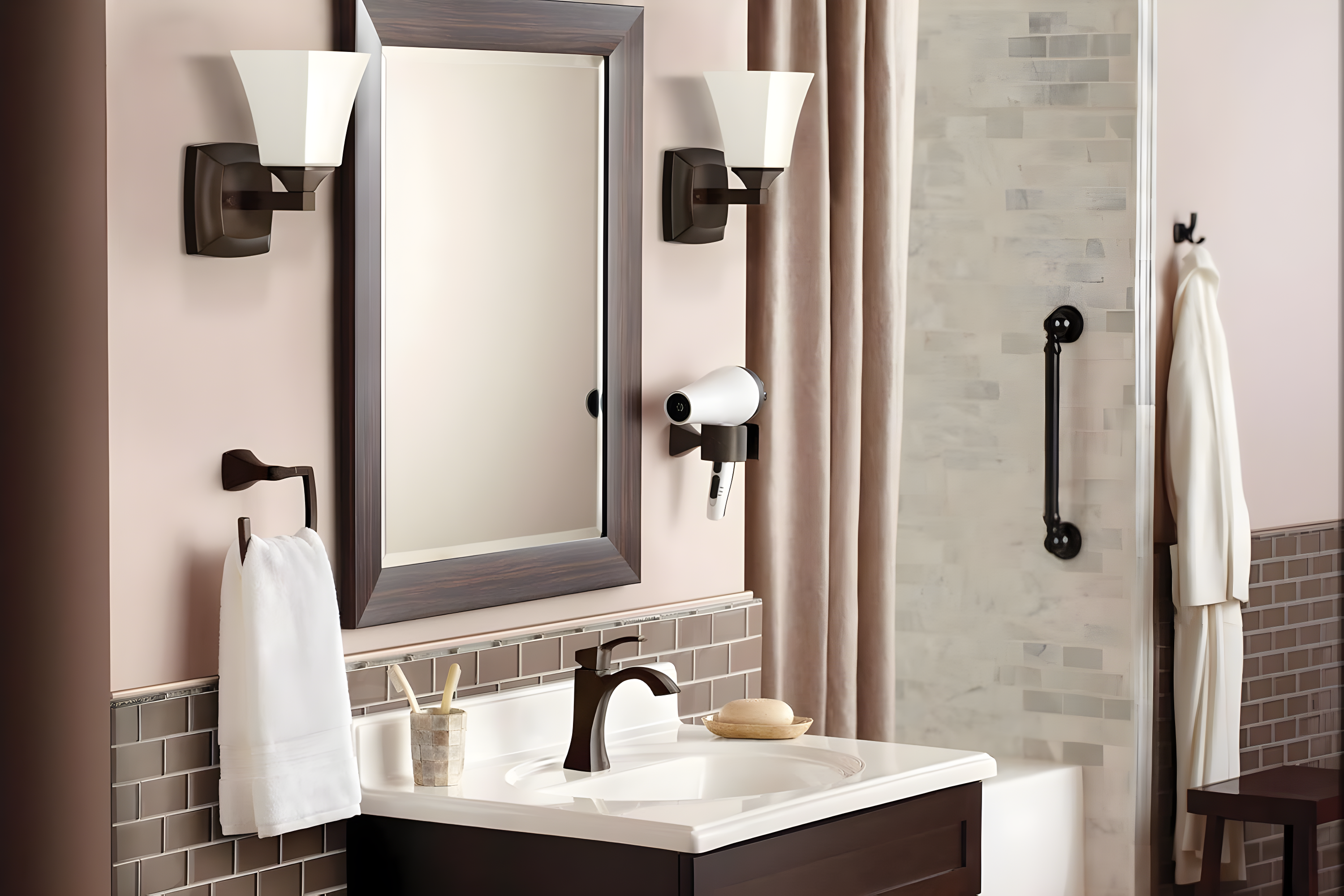 Moen Voss Wall Mounted Towel Ring