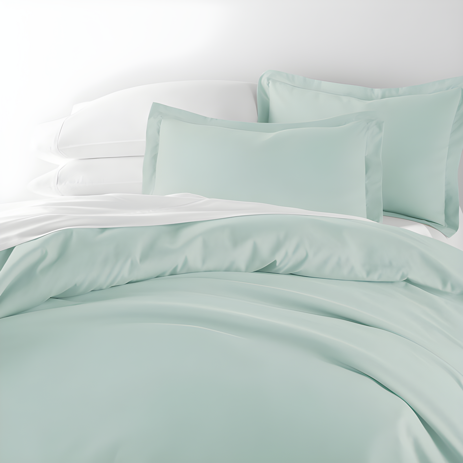 Duvet Cover Set Super Soft Microfiber Bedding in Solid Colors