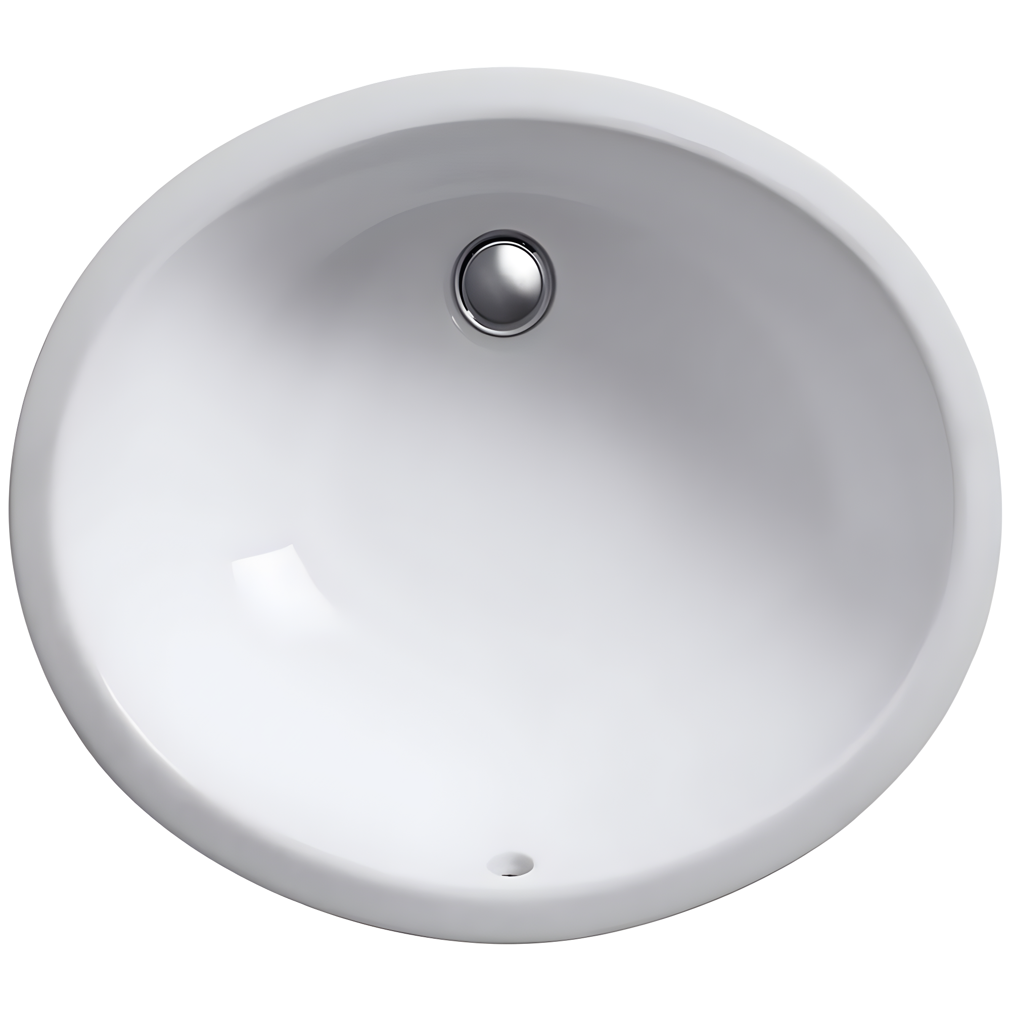 Caxton® Vitreous China Oval Undermount Bathroom Sink with Overflow