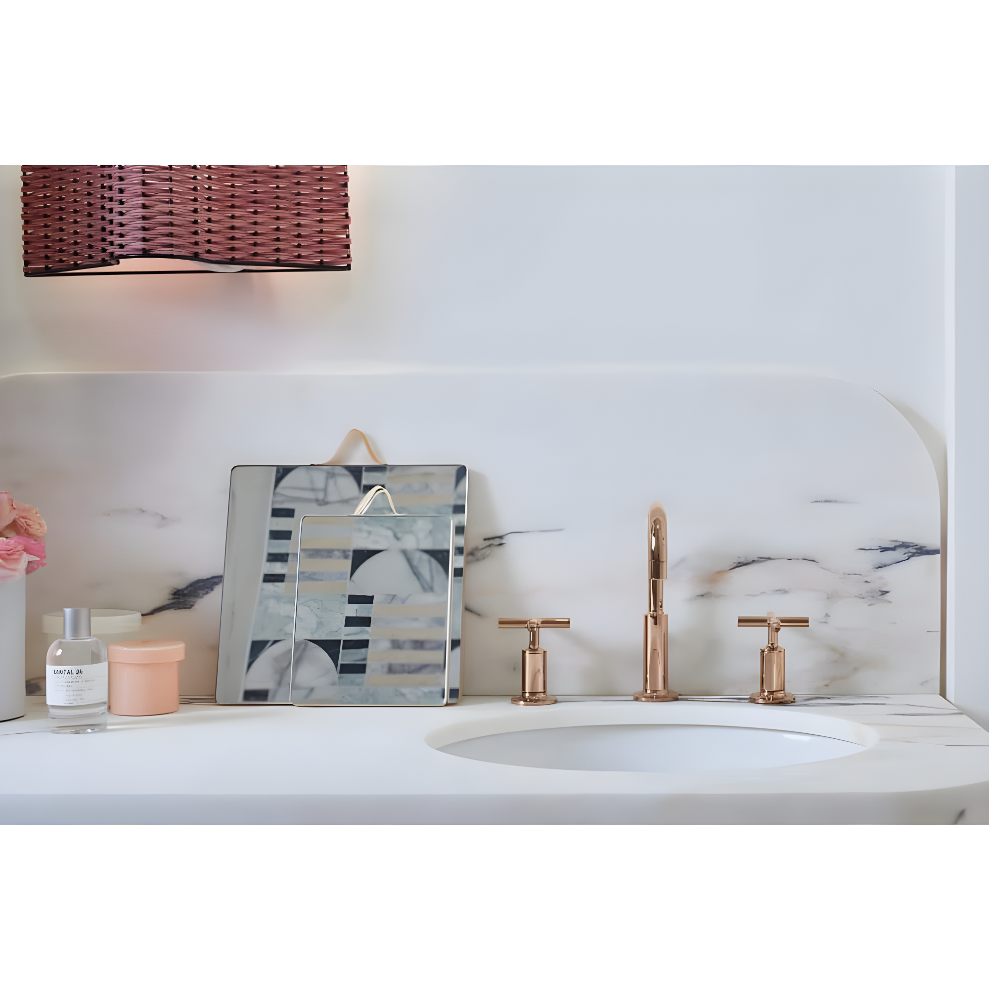 Caxton® Vitreous China Oval Undermount Bathroom Sink with Overflow