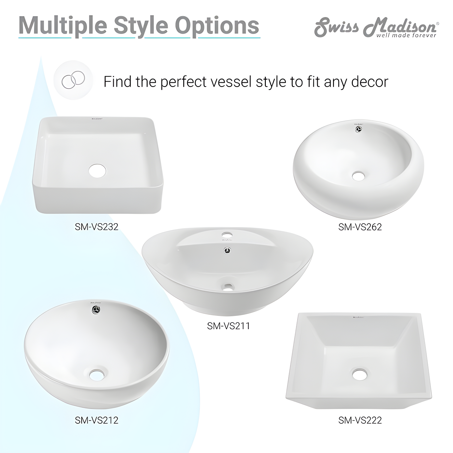 St. Tropez Square Ceramic Vessel Sink