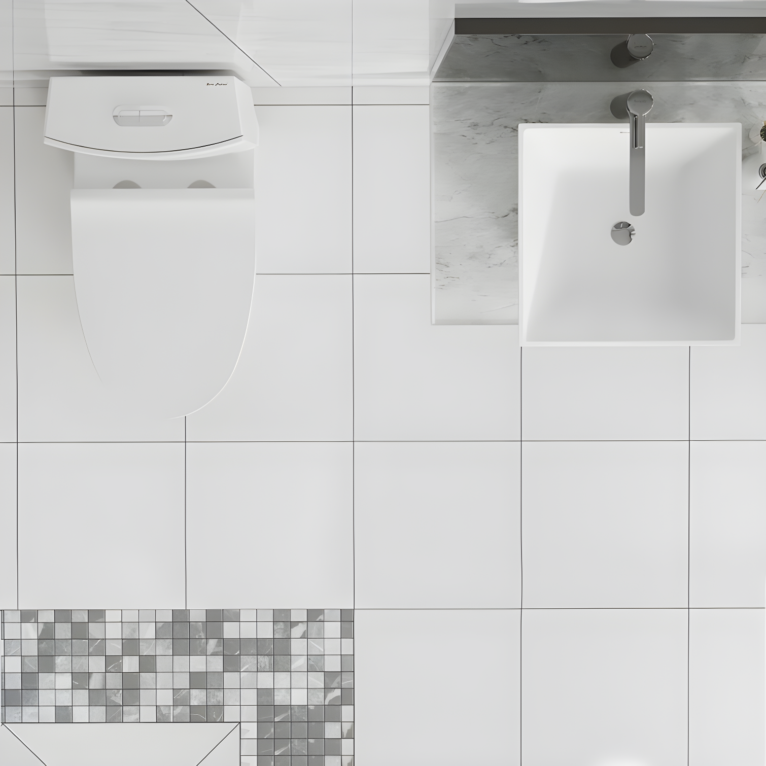 St. Tropez Square Ceramic Vessel Sink