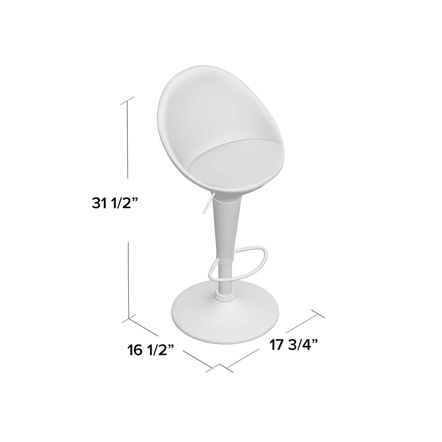 Orren Ellis Galeton Swivel Upholstered Adjustable Height Counter Stool with Metal Frame (Set of 2)
