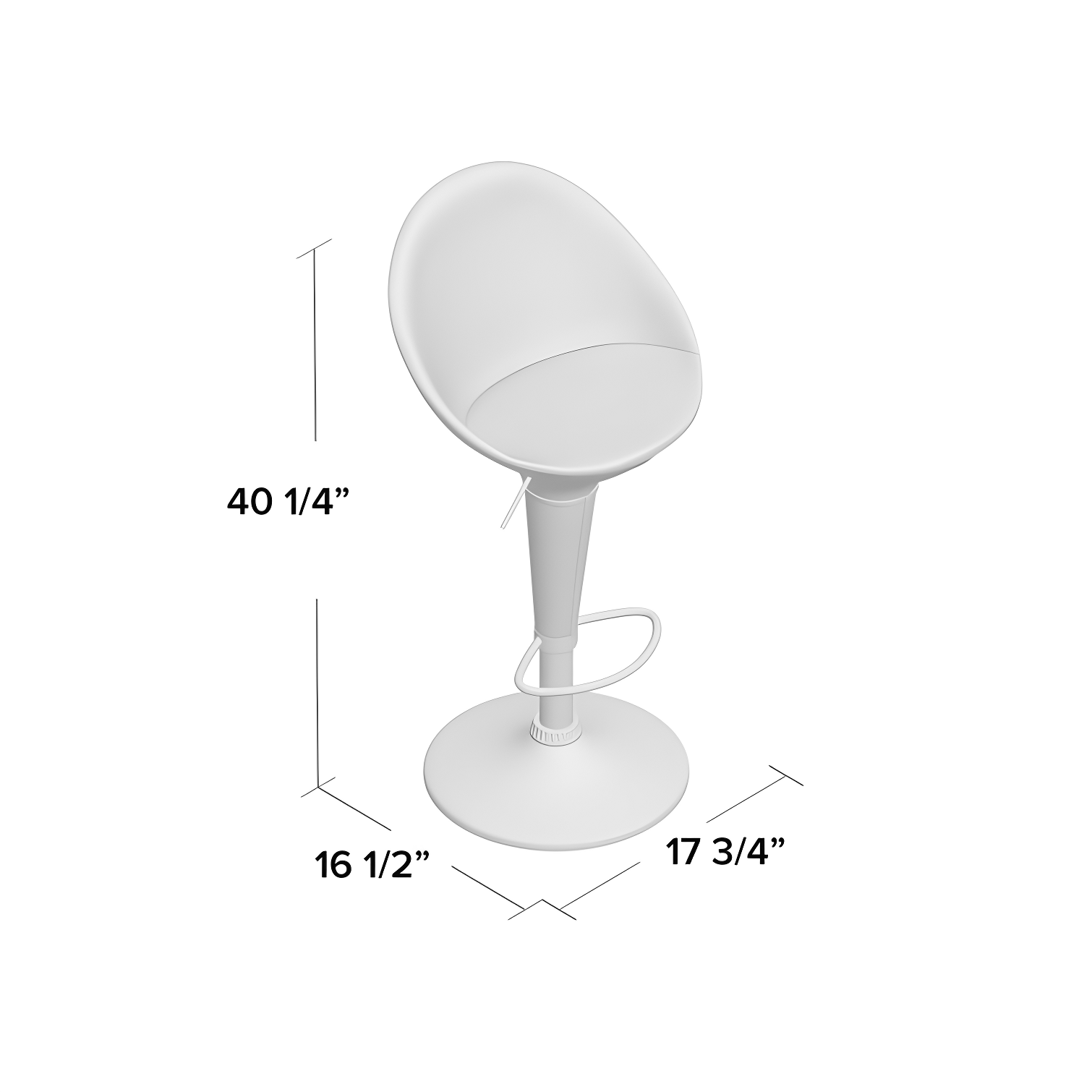 Orren Ellis Galeton Swivel Upholstered Adjustable Height Counter Stool with Metal Frame (Set of 2)