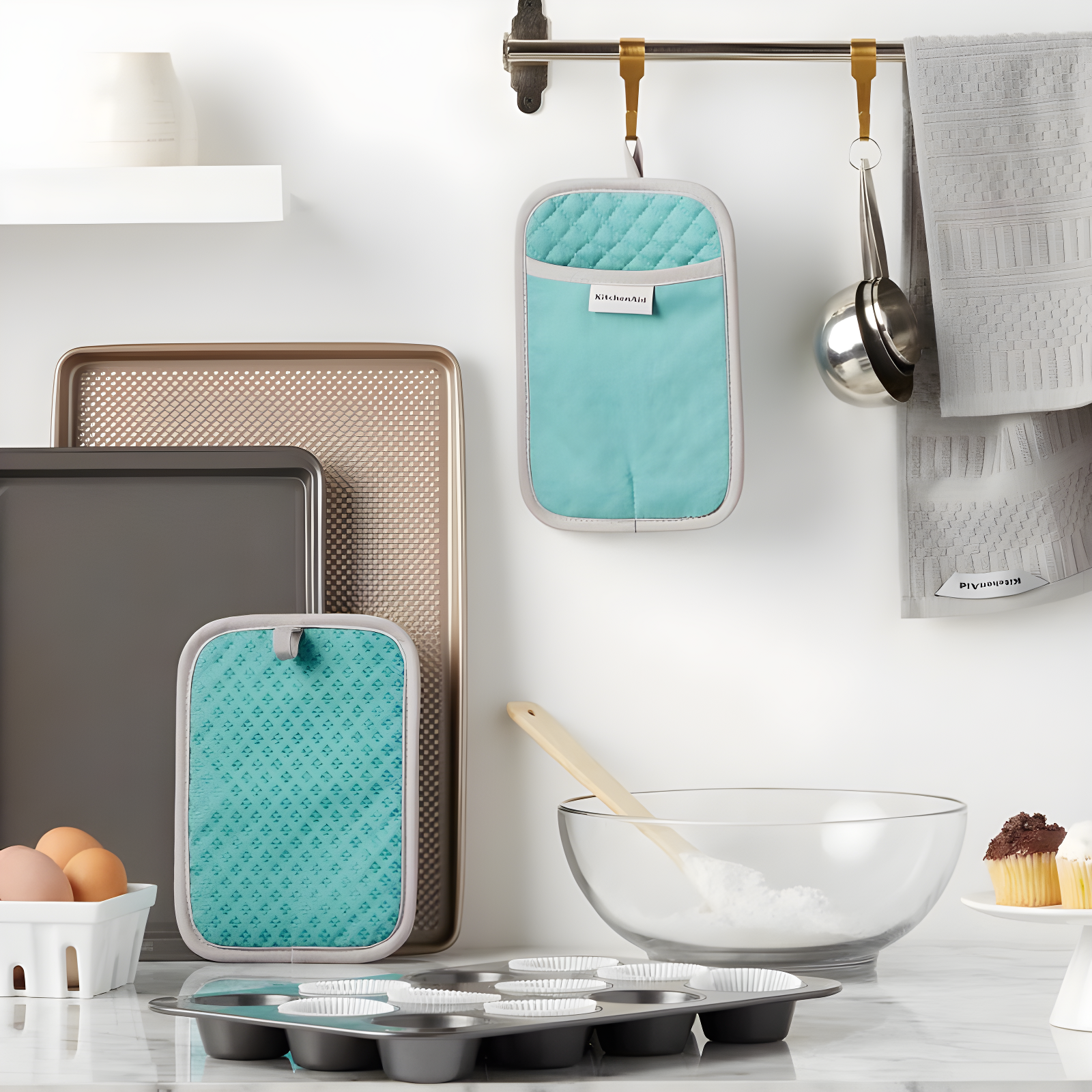 KitchenAid® KitchenAid Asteroid Pot Holder 2-Pack Set, (Set of 2)