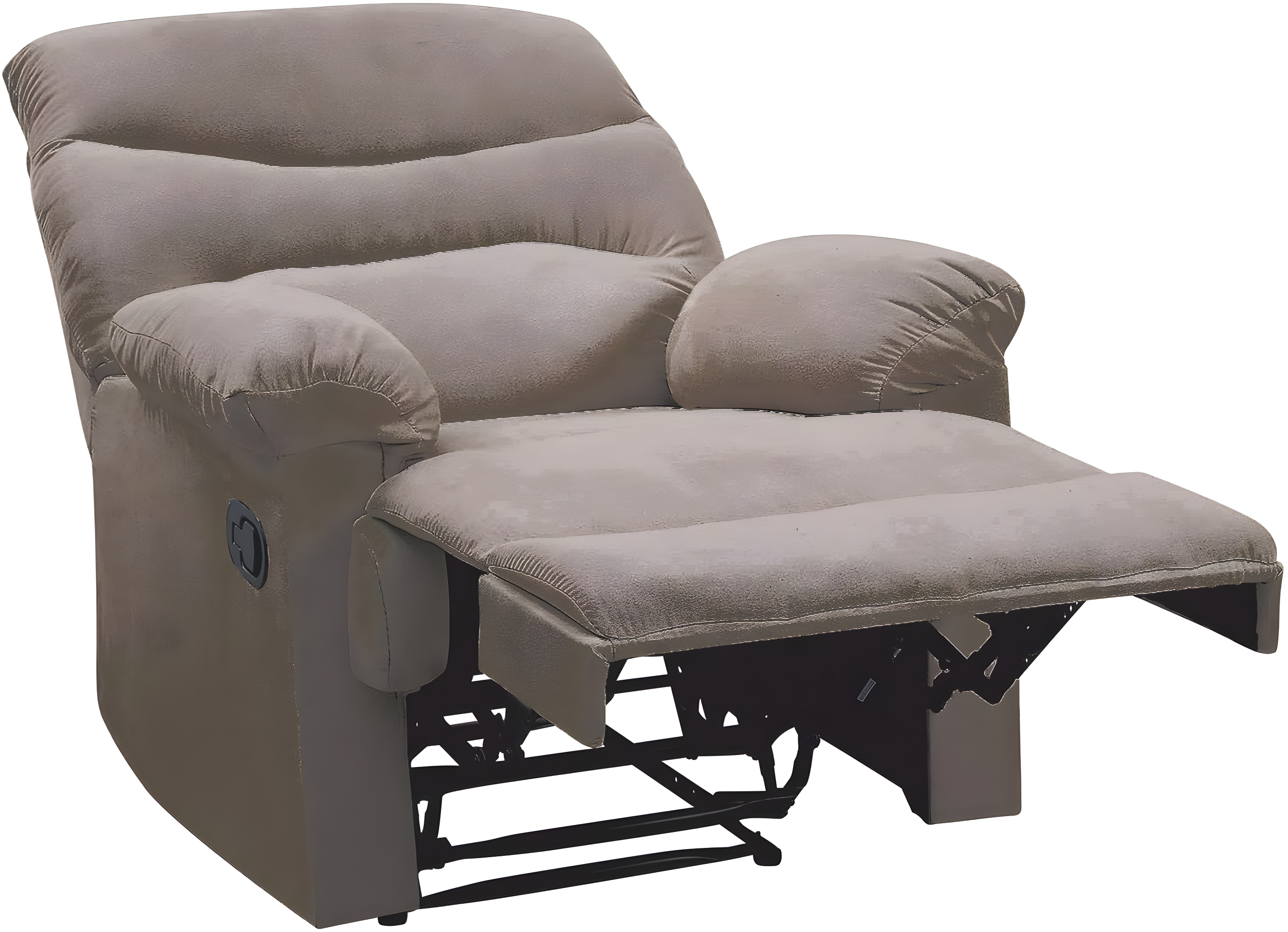 Acme Furniture Arcadia Woven Fabric Reclining Sofa Light Brown