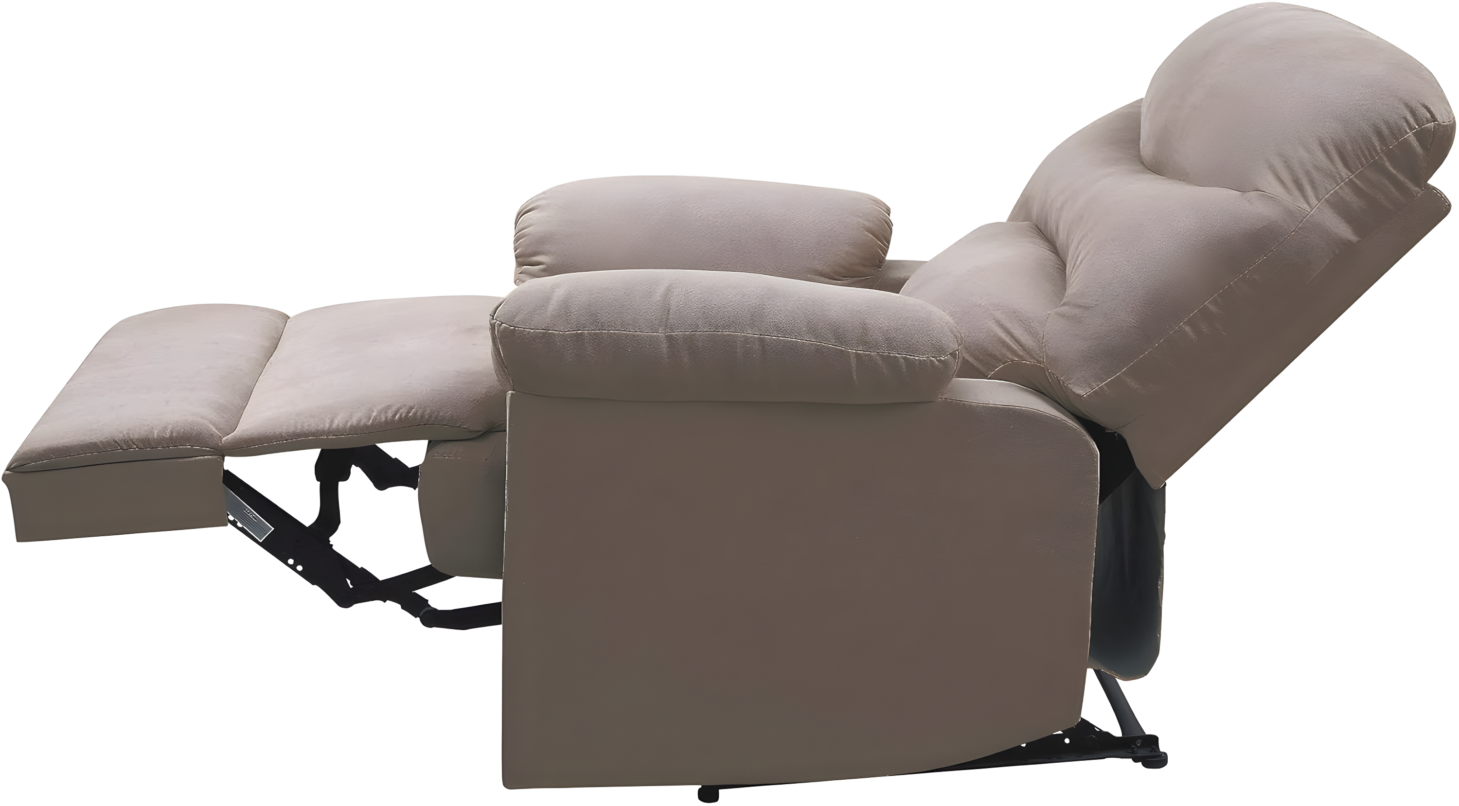 Acme Furniture Arcadia Woven Fabric Reclining Sofa Light Brown