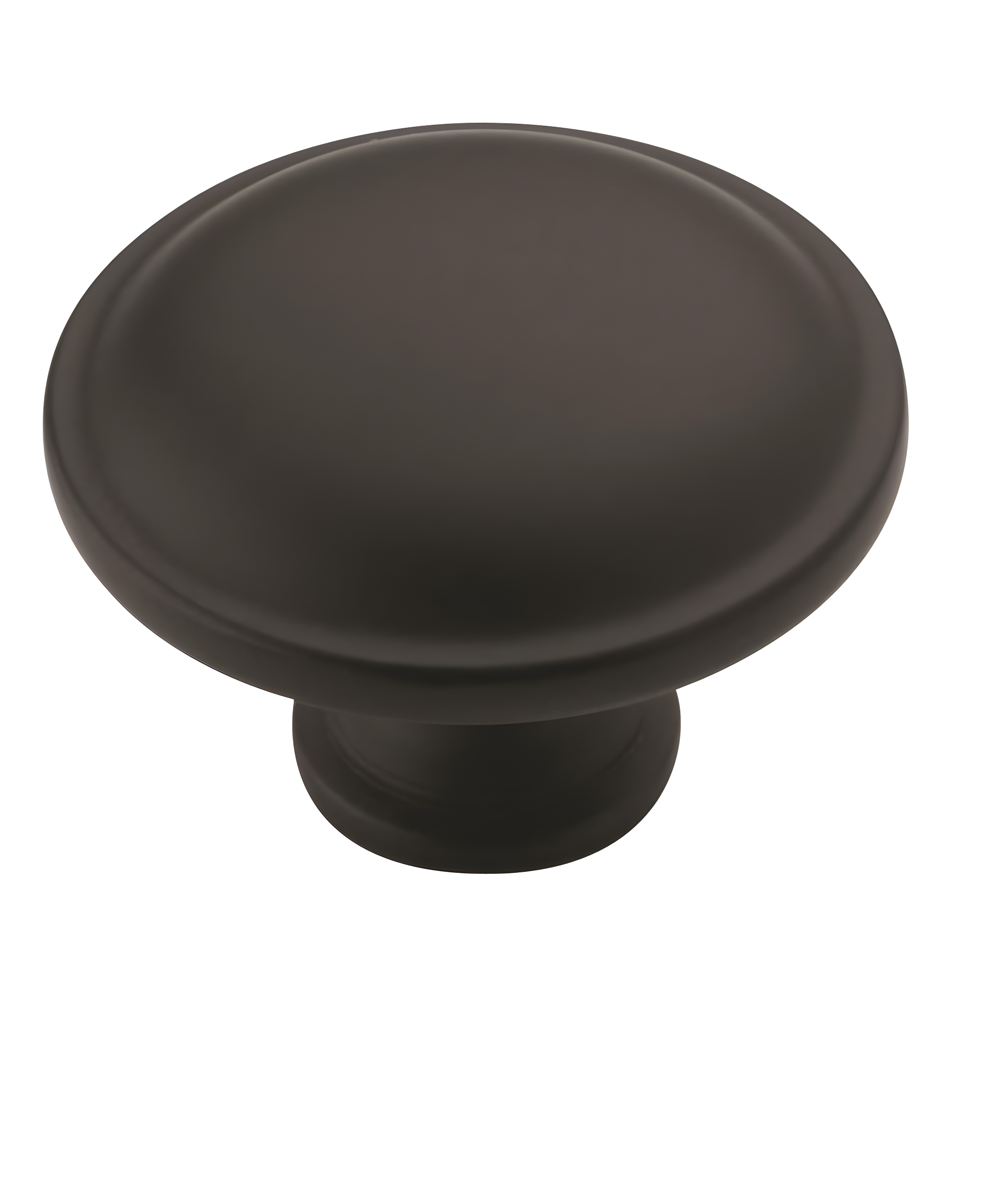 Amerock | Cabinet Knob | Matte Black | 1-1/4 inch (32 mm) Diameter | Everyday Heritage | 1 Pack | Drawer Knob | Cabinet Hardware